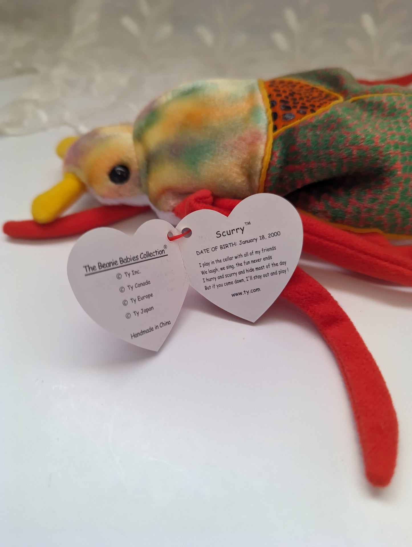 Ty Beanie Baby - Scurry The Beatle (8in) - Vintage Beanies Canada