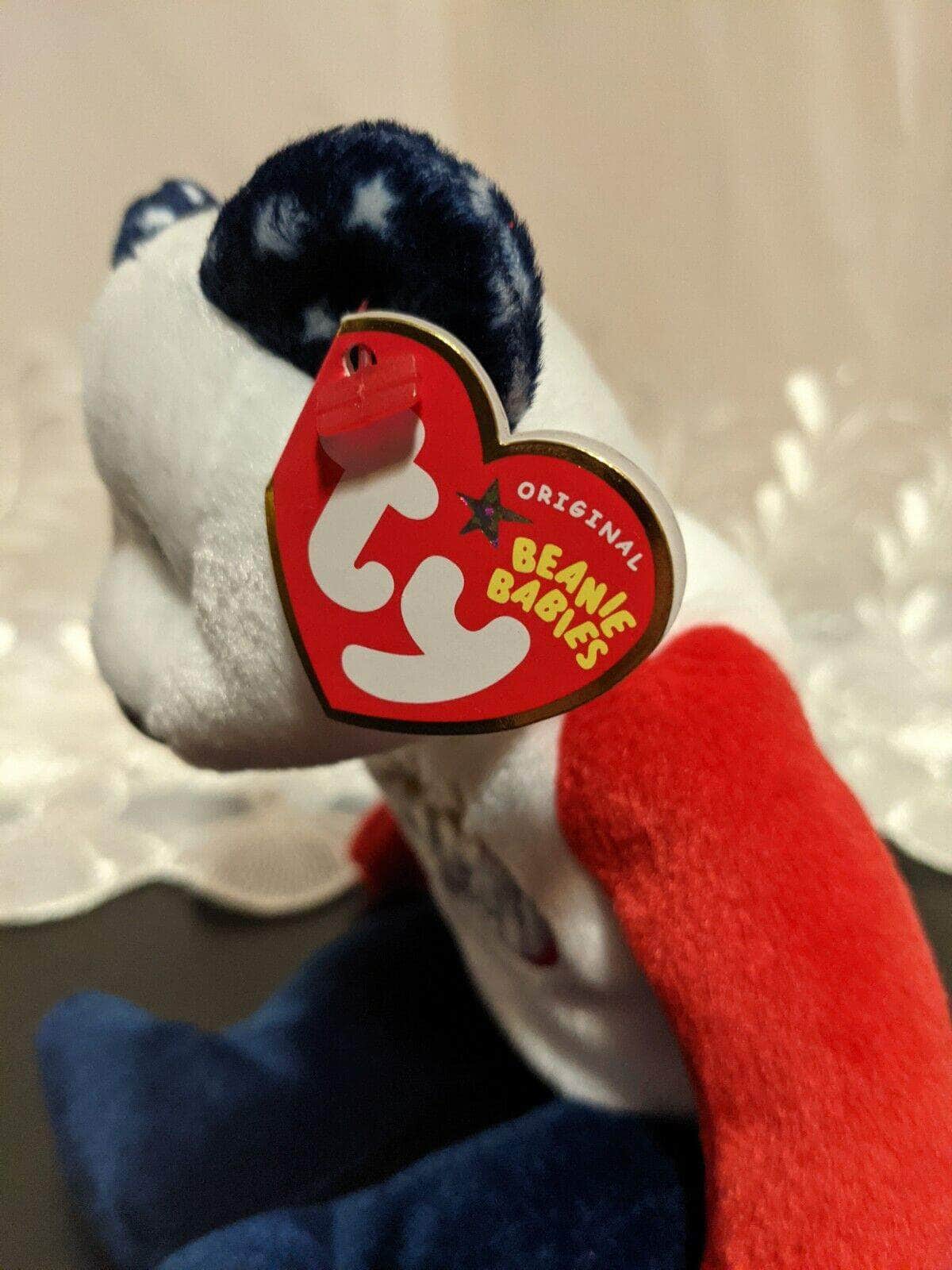 TY Beanie Baby - Smash the US Open Tennis Bear 2005 (8.5in) - Vintage Beanies Canada