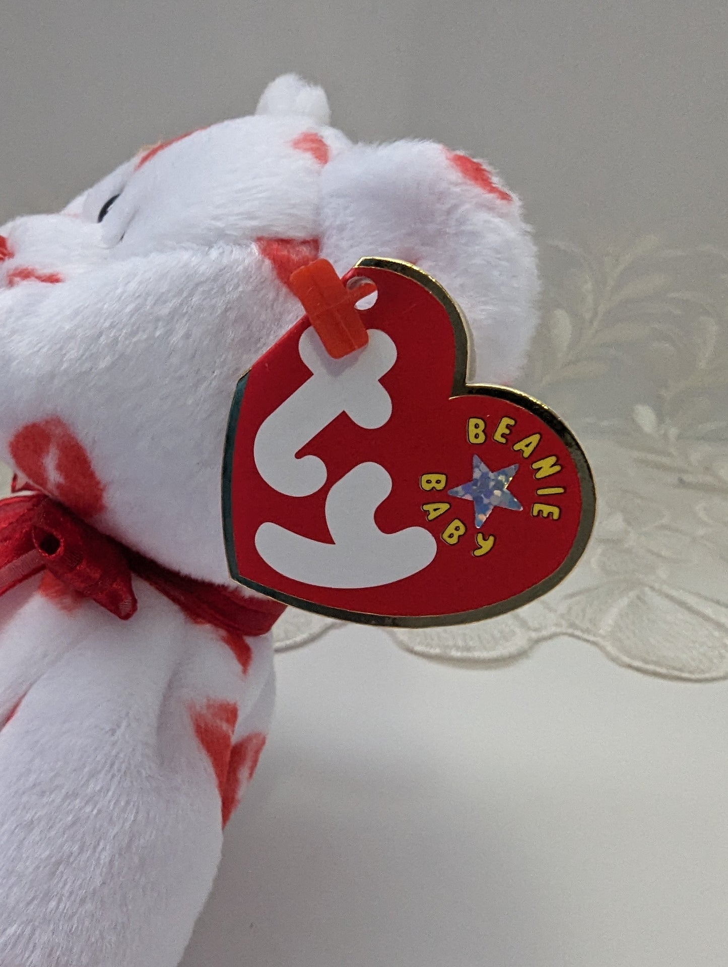 Ty Beanie Baby - Smooch The Bear (8.5in) - Vintage Beanies Canada