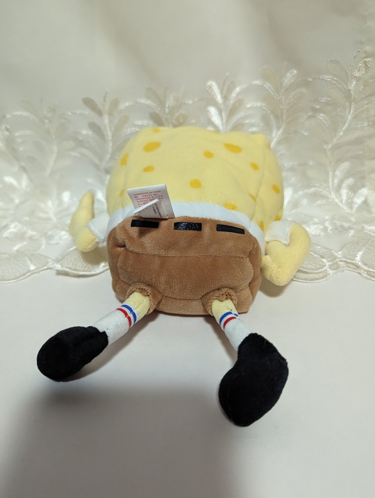 Ty Beanie Baby - SpongeBob thumbs up (8in) No Hang Tag - Vintage Beanies Canada