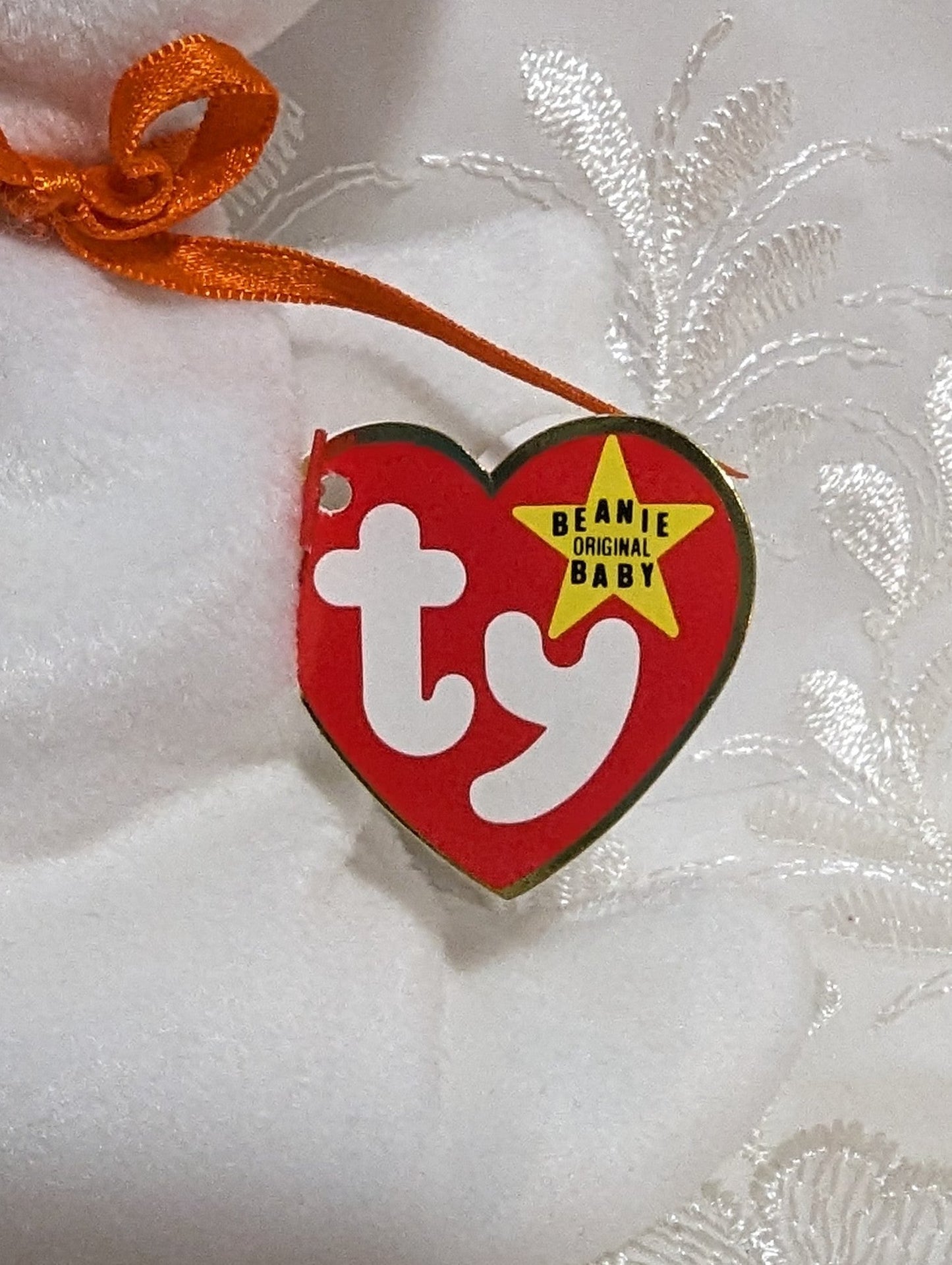 Ty Beanie Baby - Spooky The Ghost (8in) - Vintage Beanies Canada