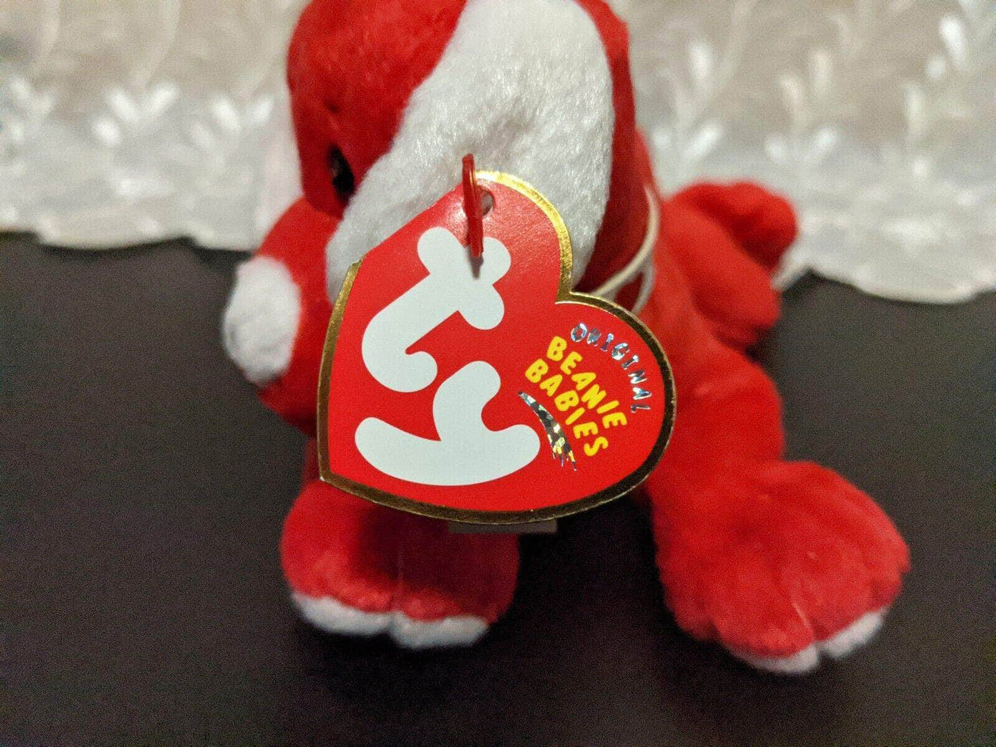 TY Beanie Baby - Sugar Pie the Valentine's Day Puppy Dog (7in) - Vintage Beanies Canada