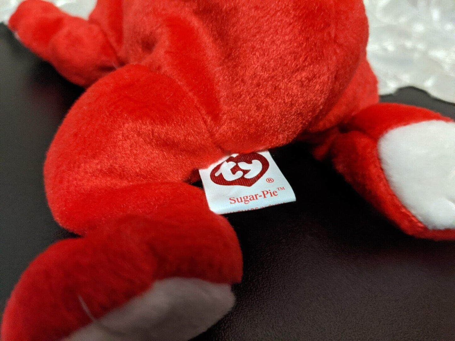 TY Beanie Baby - Sugar Pie the Valentine's Day Puppy Dog (7in) - Vintage Beanies Canada