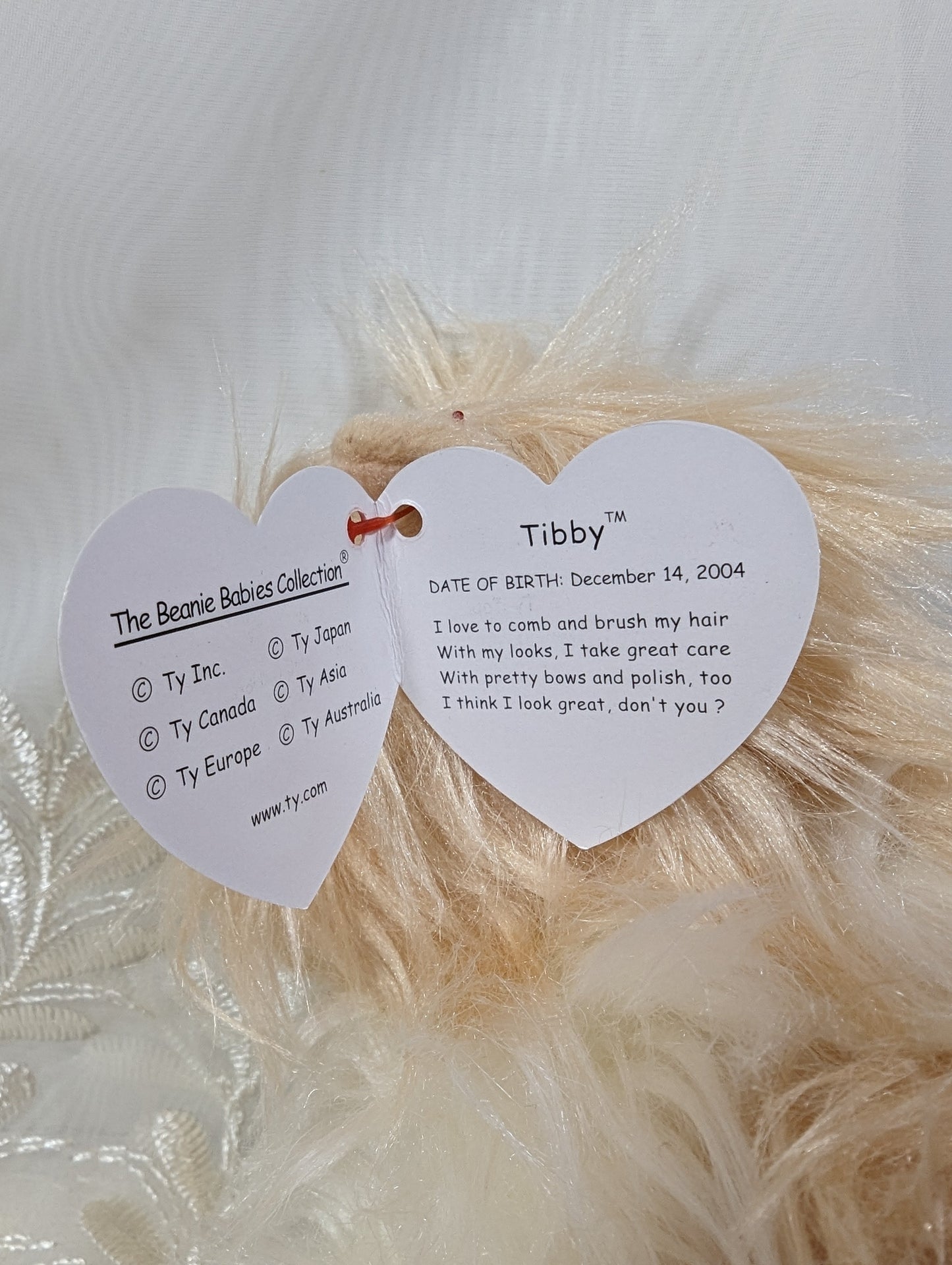 Ty Beanie Baby - Tibby The Shih Tzu Dog (6 in) - Vintage Beanies Canada