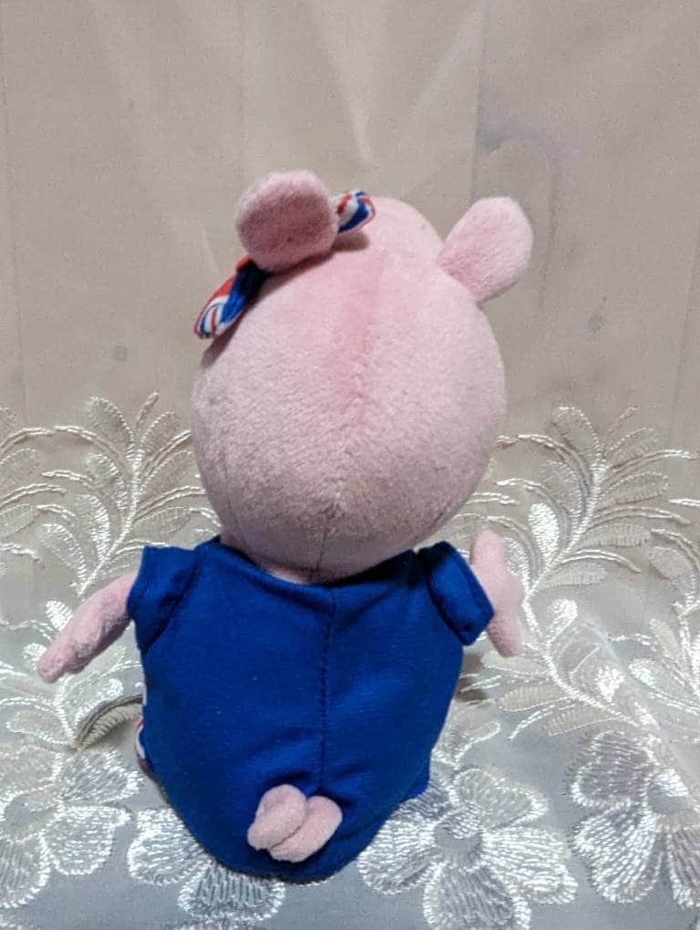 Ty Beanie Baby - Union Jack Peppa Pig (8in) No Hang Tag - Vintage Beanies Canada