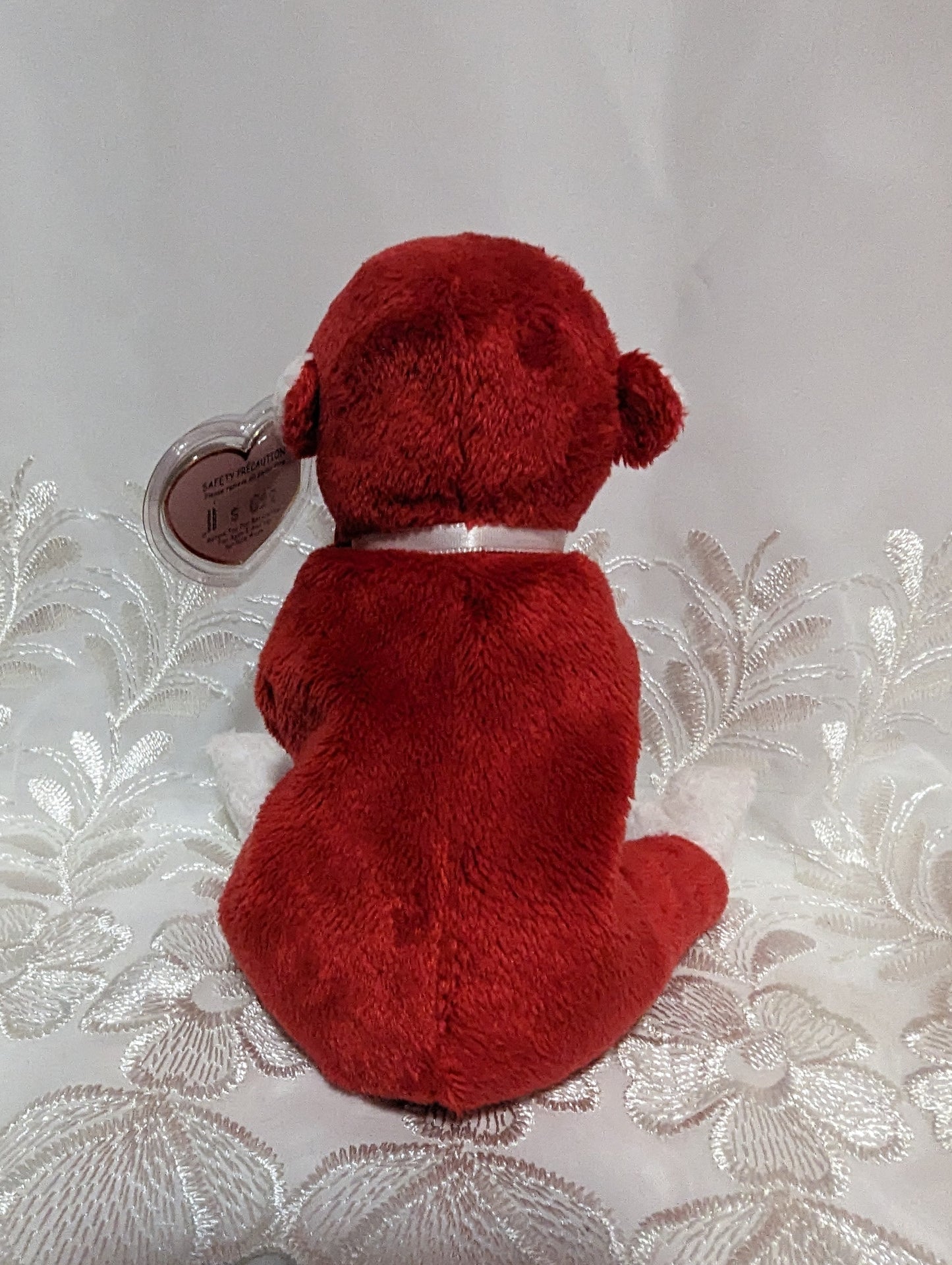 Ty Beanie Baby - Valentine The Monkey (7in) - Vintage Beanies Canada