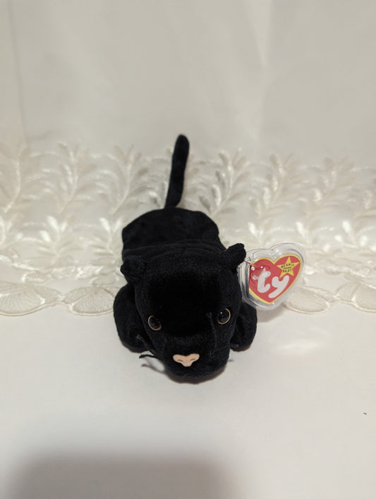 Ty Beanie Baby - Velvet The Black Panther (8.5in) - Vintage Beanies Canada