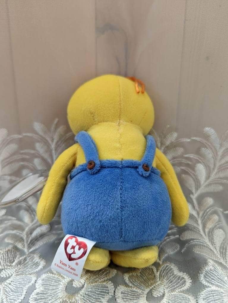 Ty Beanie Baby - Yam Yam The Yellow Boblin From The Tv Show Boblins (6in) - Vintage Beanies Canada