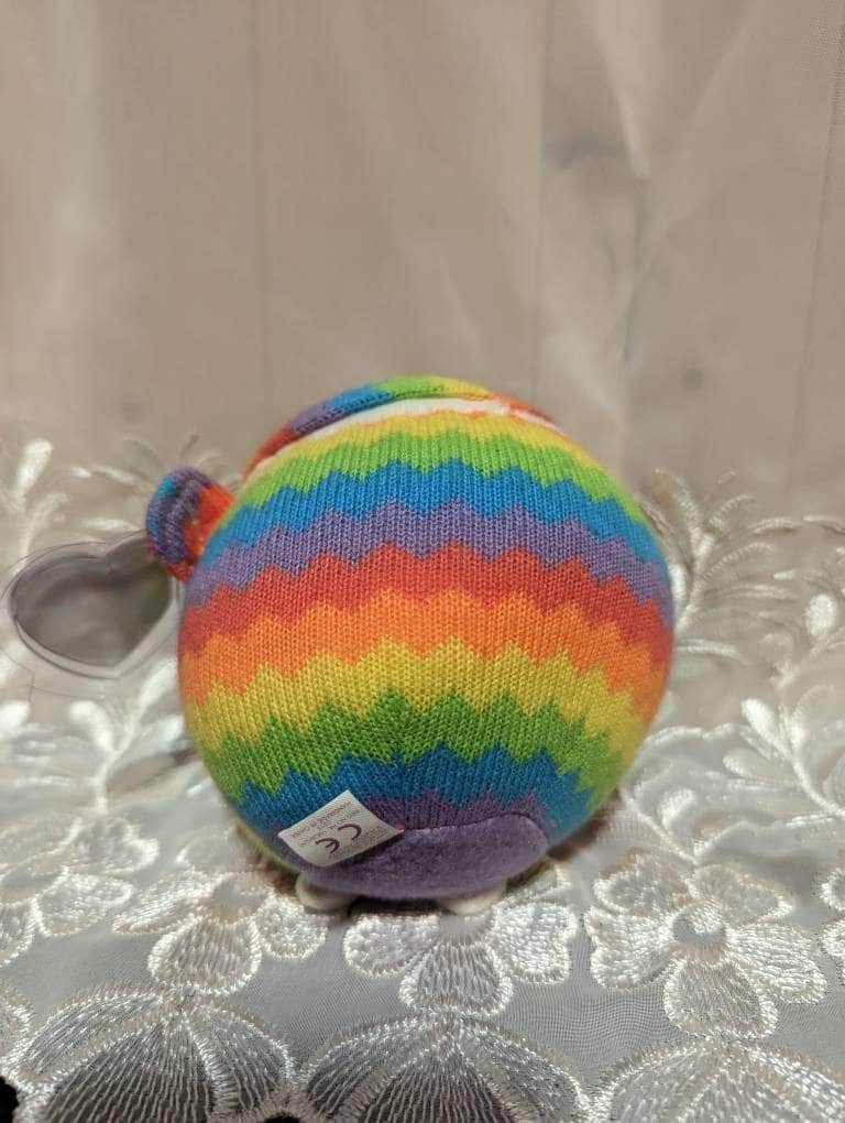 Ty Beanie Ballz - Sock Monkey The Multi-colored Monkey (5in) - Vintage Beanies Canada