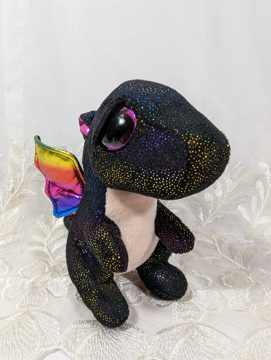 Ty Beanie Boo - Anora The Black Dragon (6in) No Tag - Vintage Beanies Canada