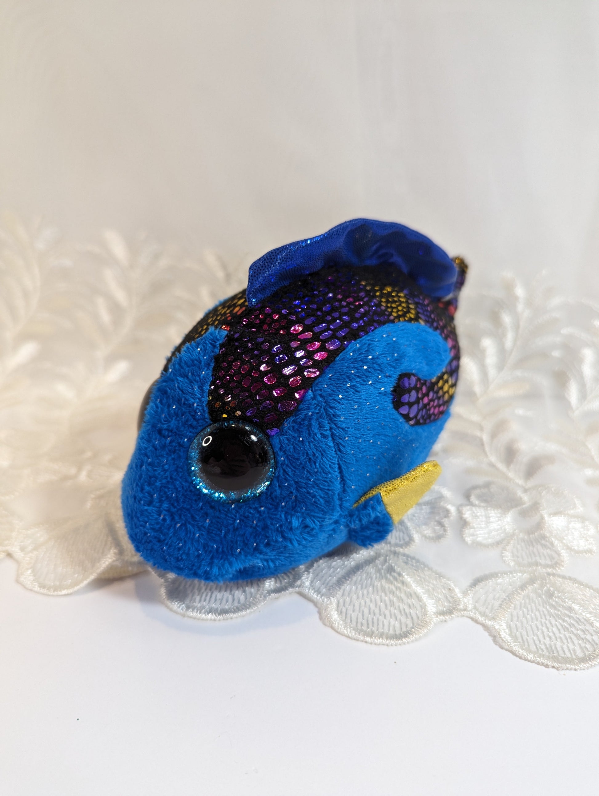Ty Beanie Boo - Aqua The Fish (6 in) No Tag - Vintage Beanies Canada