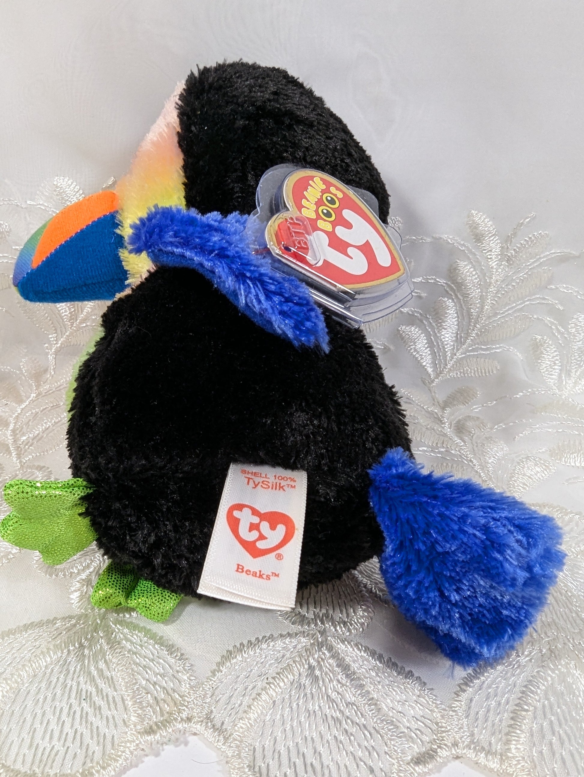 Ty Beanie Boo - Beaks The Toucan Bird (6 in) Near Mint - Vintage Beanies Canada