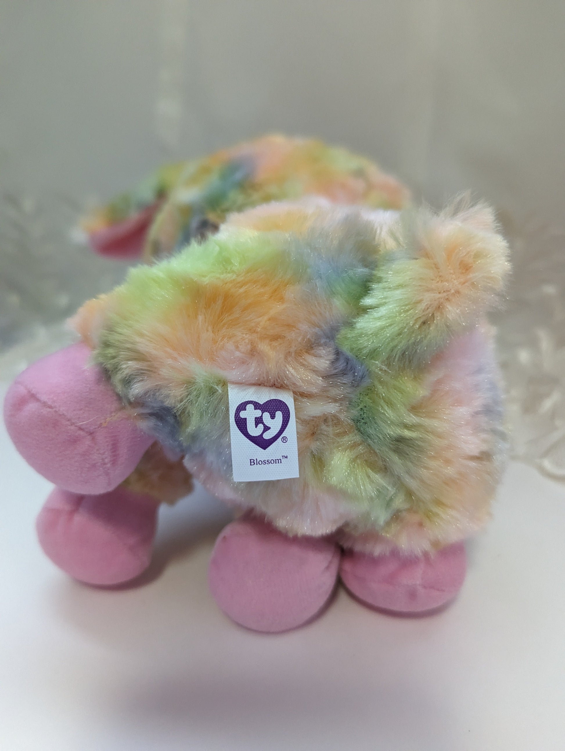 Ty Beanie Boo - Blossom The Lamb (9in) First Gen, No Hang Tag - Vintage Beanies Canada