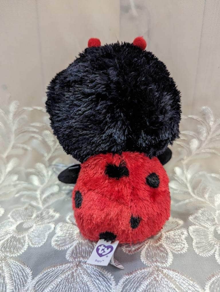Ty Beanie Boo - Bugsy The Ladybug - First Generation Purple Tag (6in) - Vintage Beanies Canada