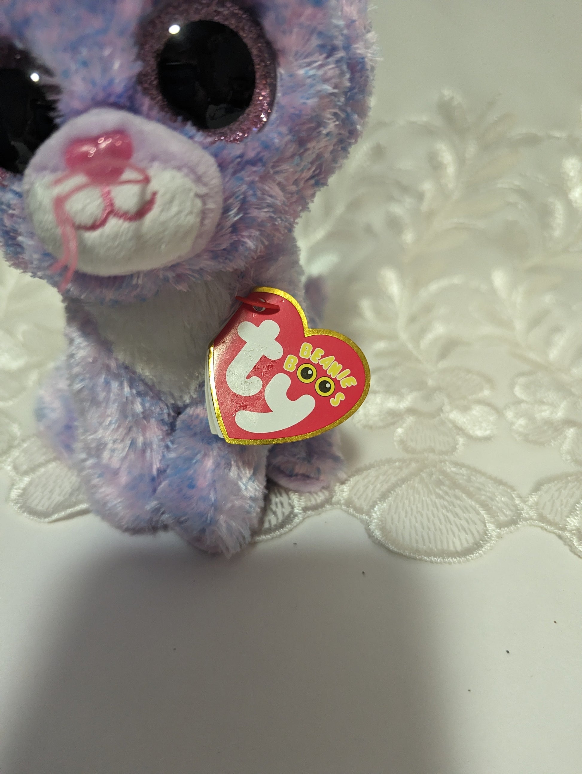 Ty Beanie Boo - Cassidy The Purple Cat (6in) - Vintage Beanies Canada