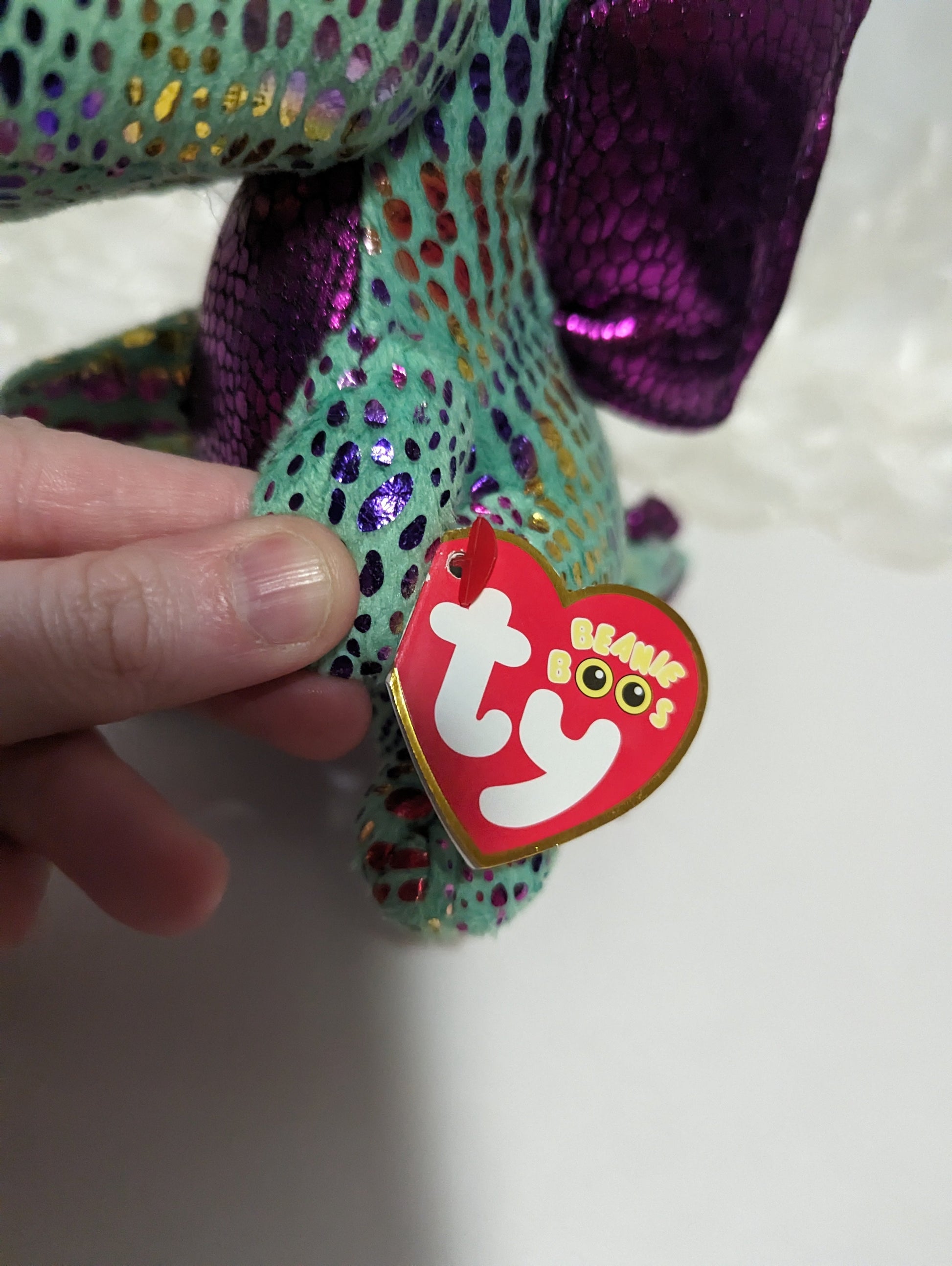 Ty Beanie Boo - Cinder The Dragon (6in) - Vintage Beanies Canada