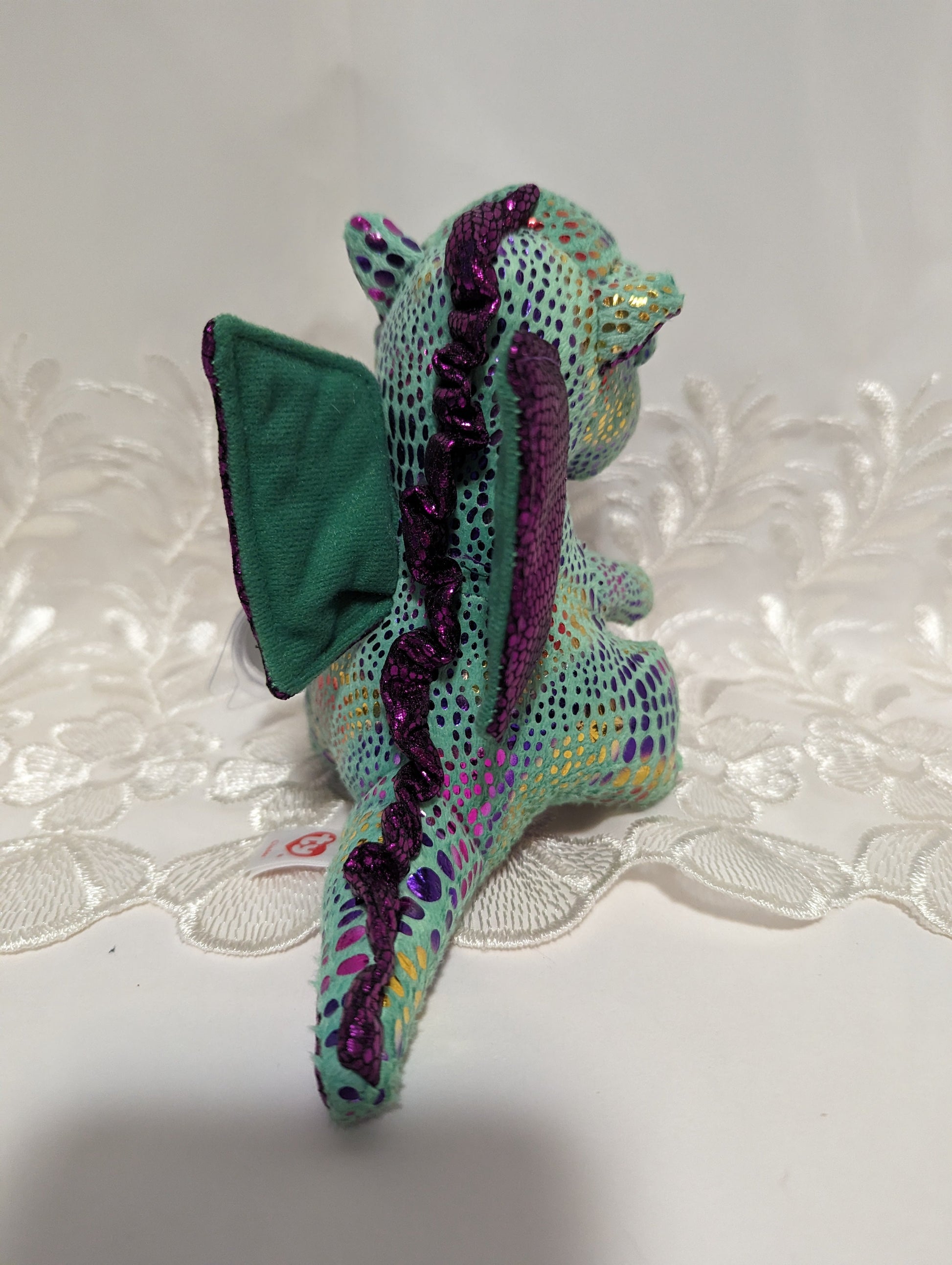 Ty Beanie Boo - Cinder The Dragon (6in) - Vintage Beanies Canada