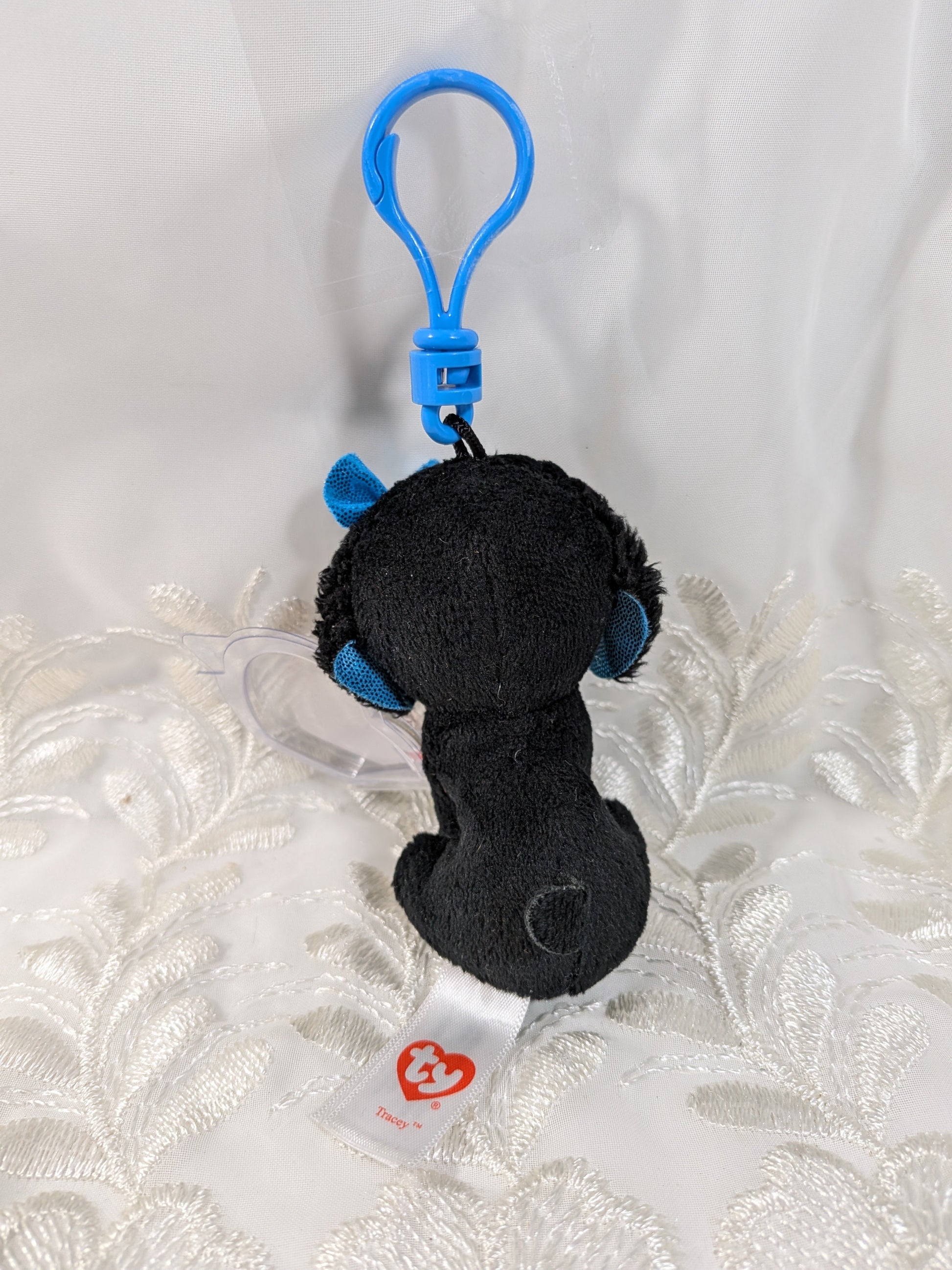 Ty Beanie Boo Clip - Tracey the Dog (3in) - Vintage Beanies Canada