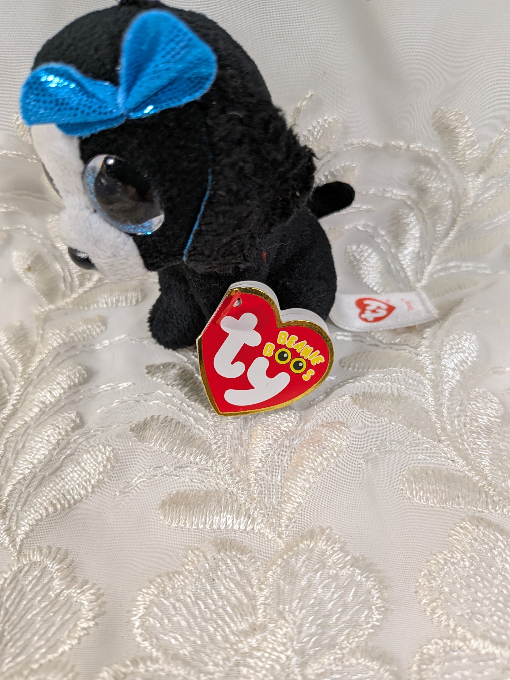 Ty Beanie Boo Clip - Tracey the Dog (3in) - Vintage Beanies Canada