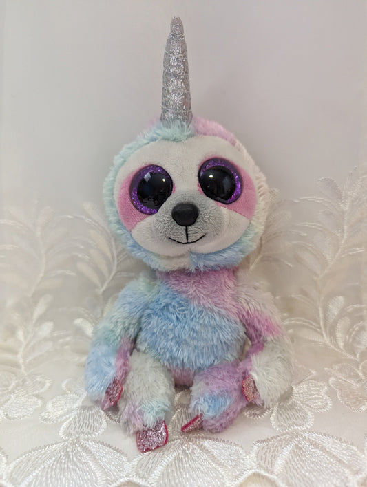 Ty Beanie Boo - Cooper The Unicorn Sloth (6in) No Hang Tag - Vintage Beanies Canada