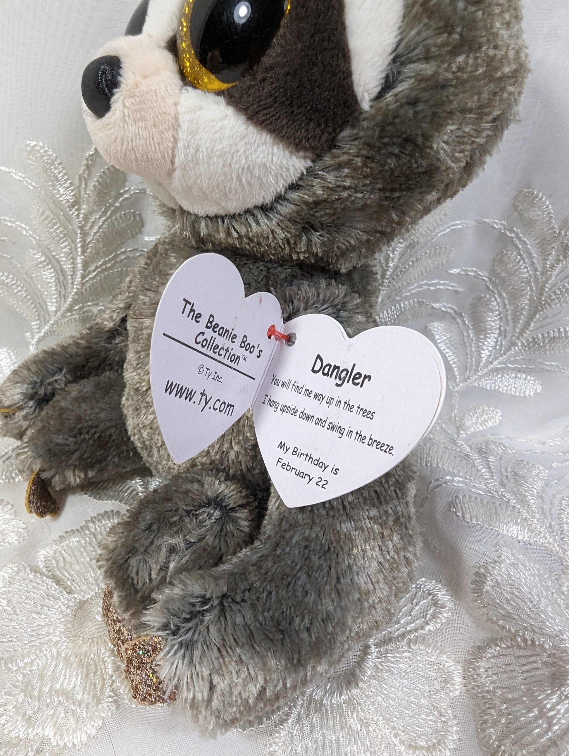 Ty Beanie Boo - Dangler The Sloth (6in) Non - mint Tag - Vintage Beanies Canada
