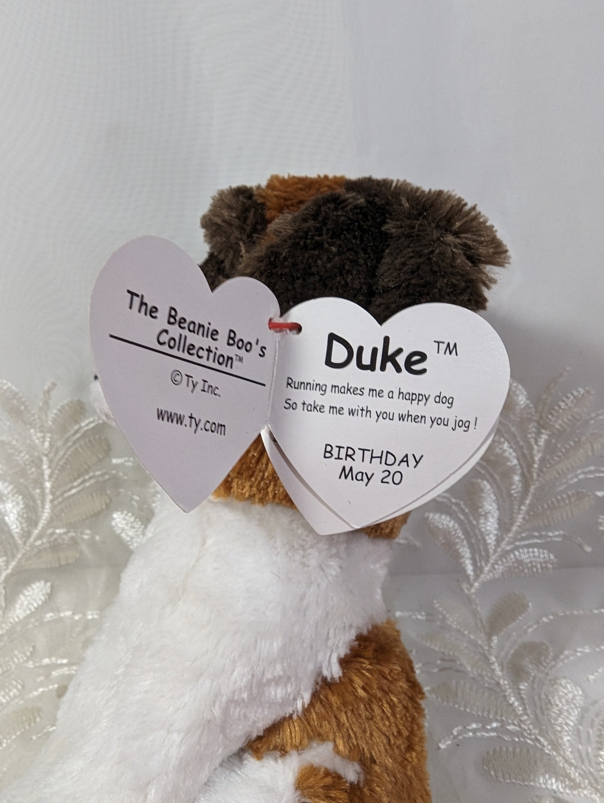 Ty Beanie Boo - Duke The Dog (6in) Non - mint Tag - Vintage Beanies Canada