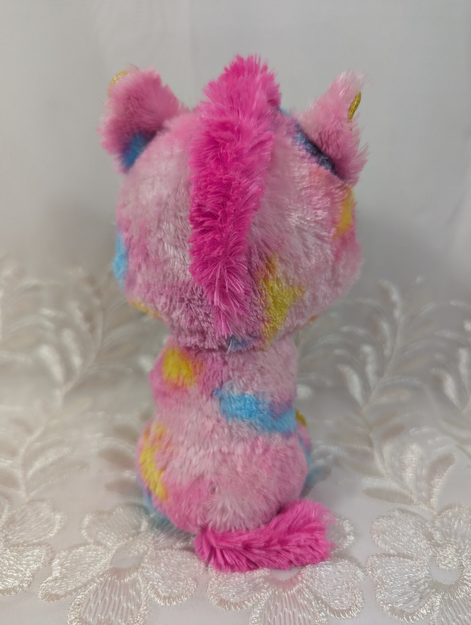 Ty Beanie Boo - Fantasia The Pink Unicorn (6in) Near Mint Tag - Vintage Beanies Canada