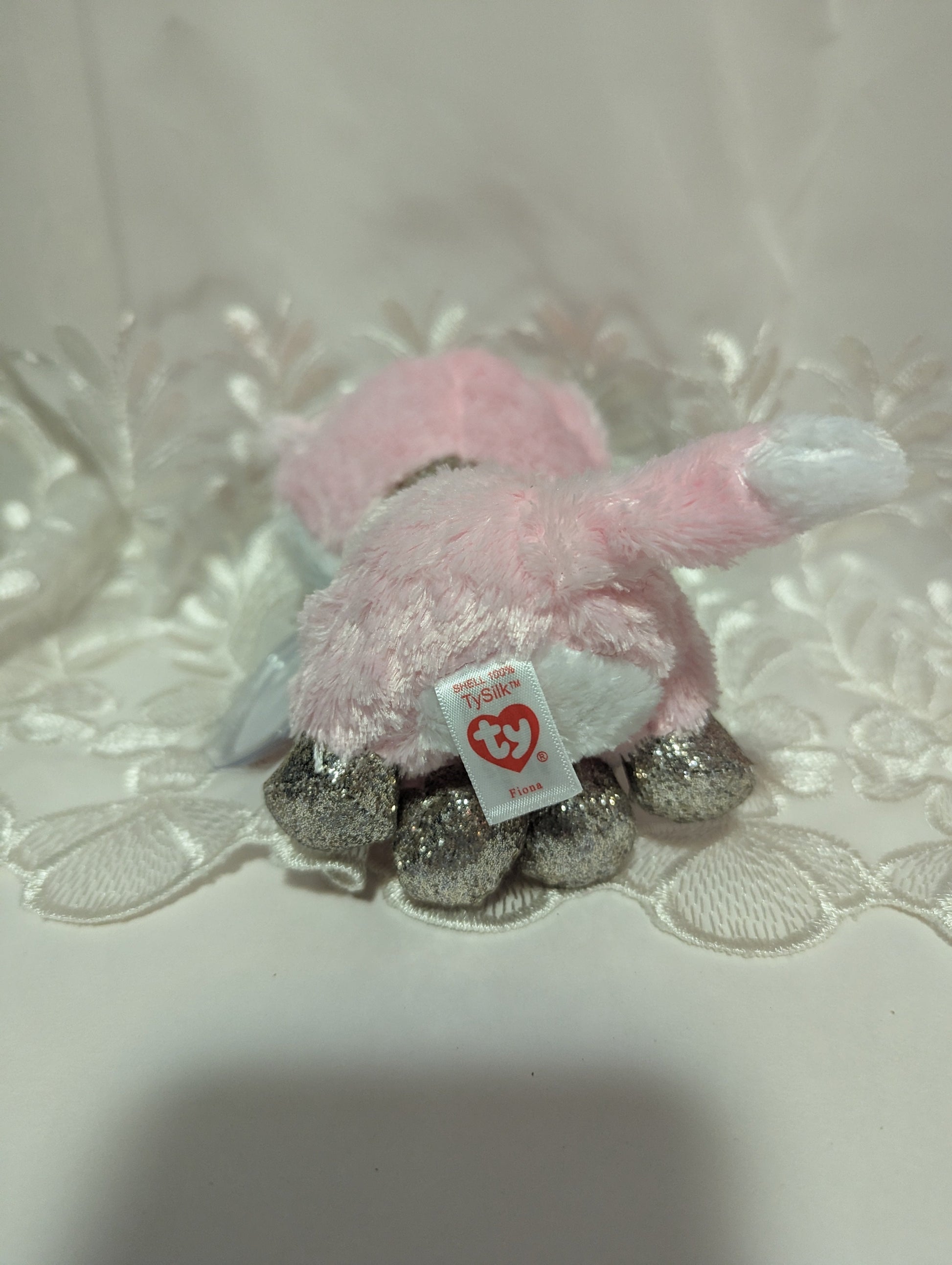 Ty Beanie Boo - Fiona The Pink Cat (6in) - Vintage Beanies Canada