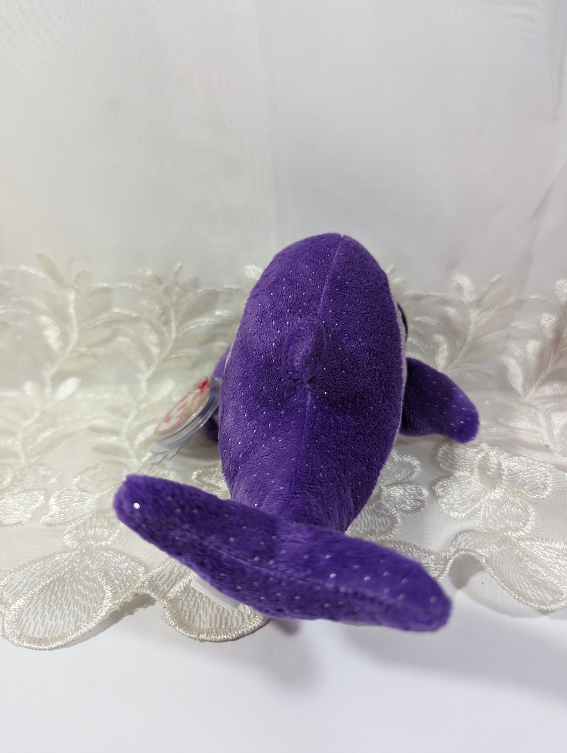 Ty Beanie Boo - Flips The Purple Dolphin (6in) - Vintage Beanies Canada