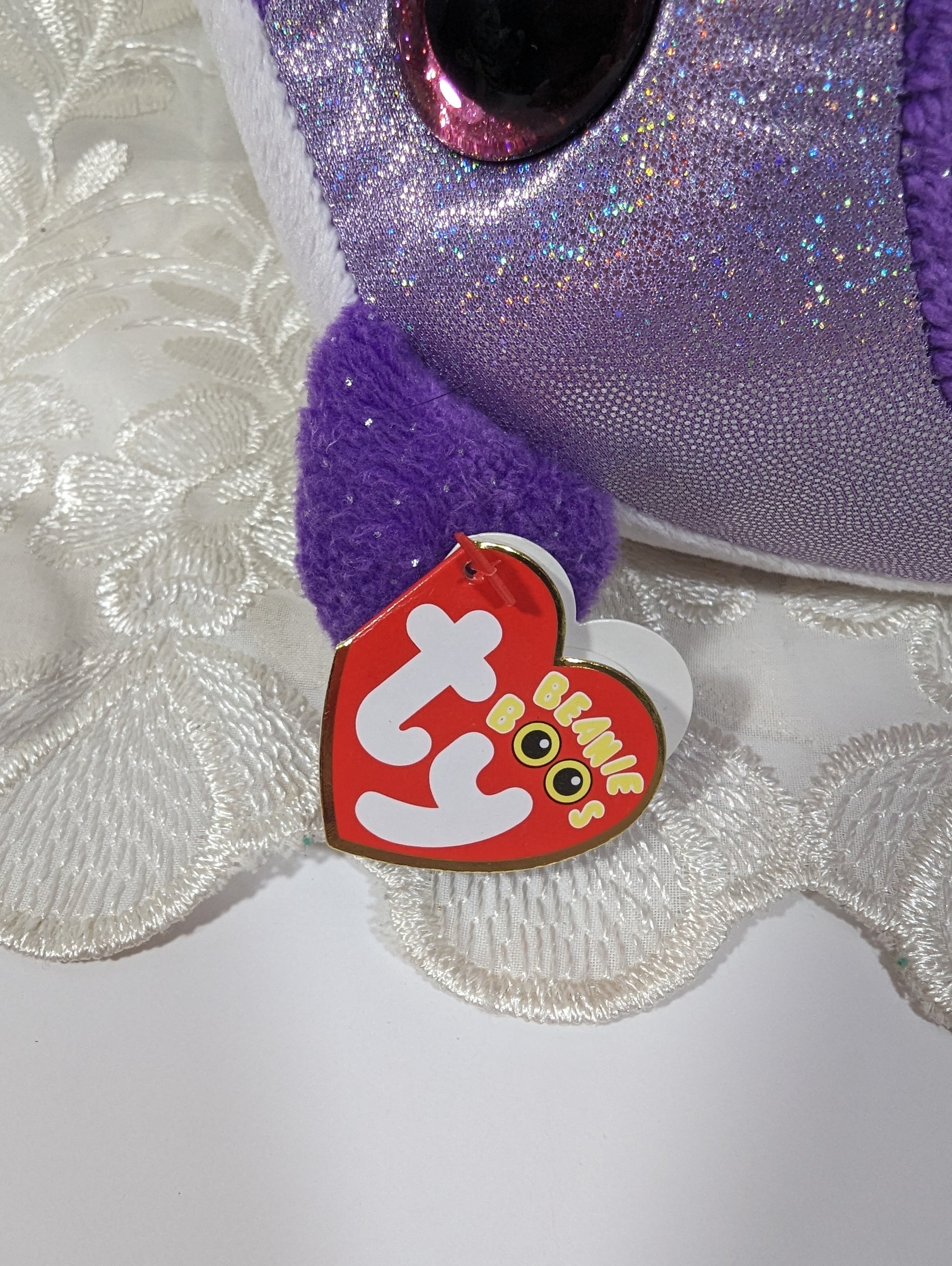 Ty Beanie Boo - Flips The Purple Dolphin (6in) - Vintage Beanies Canada