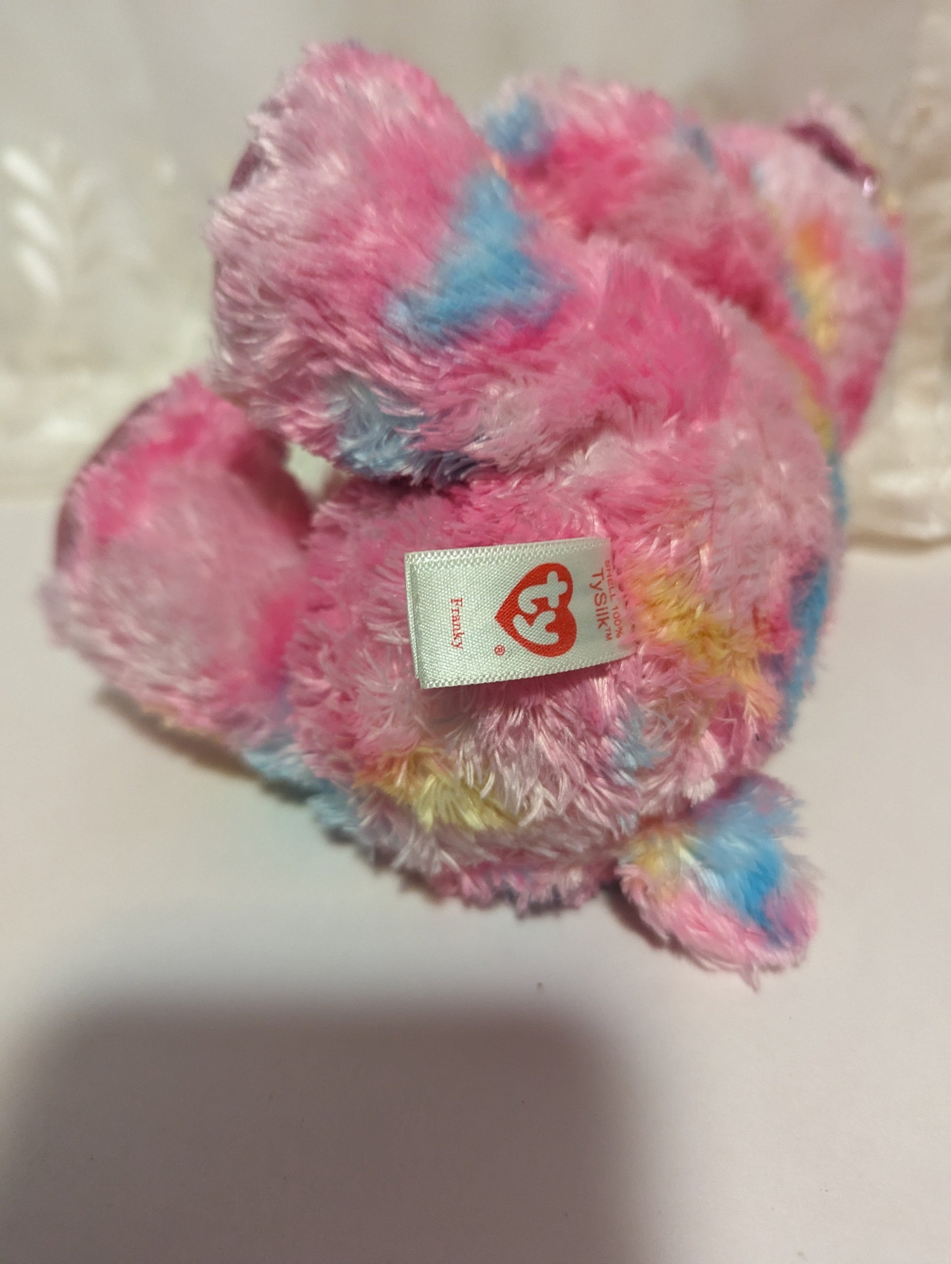 Ty Beanie Boo - Franky the Pink Bear (9in) No Hang Tag - Vintage Beanies Canada