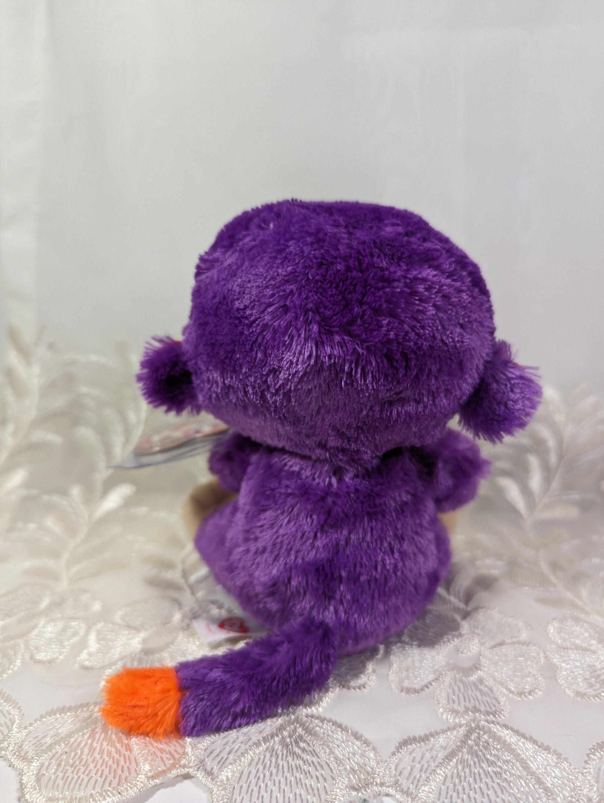 Ty Beanie Boo - Grapes The Purple Monkey (6in) Near Mint Tag - Vintage Beanies Canada