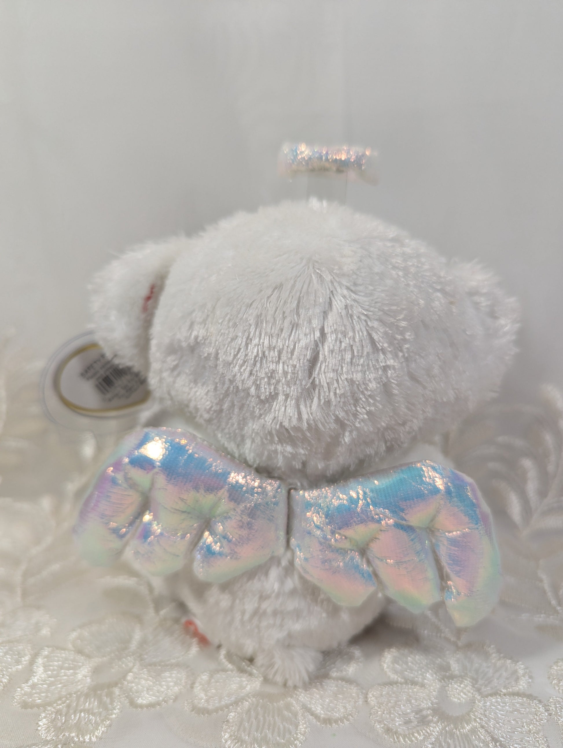 Ty Beanie Boo - Halo the Angel Bear (6in) *Rare* - Vintage Beanies Canada