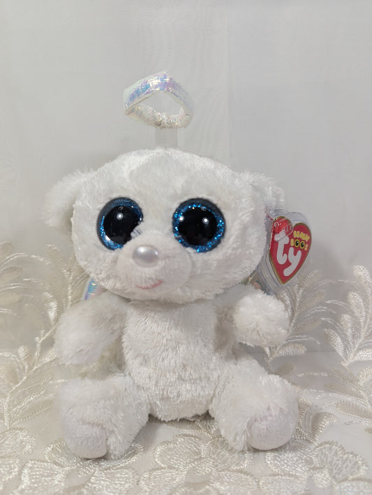 Ty Beanie Boo - Halo the Angel Bear (6in) *Rare* - Vintage Beanies Canada