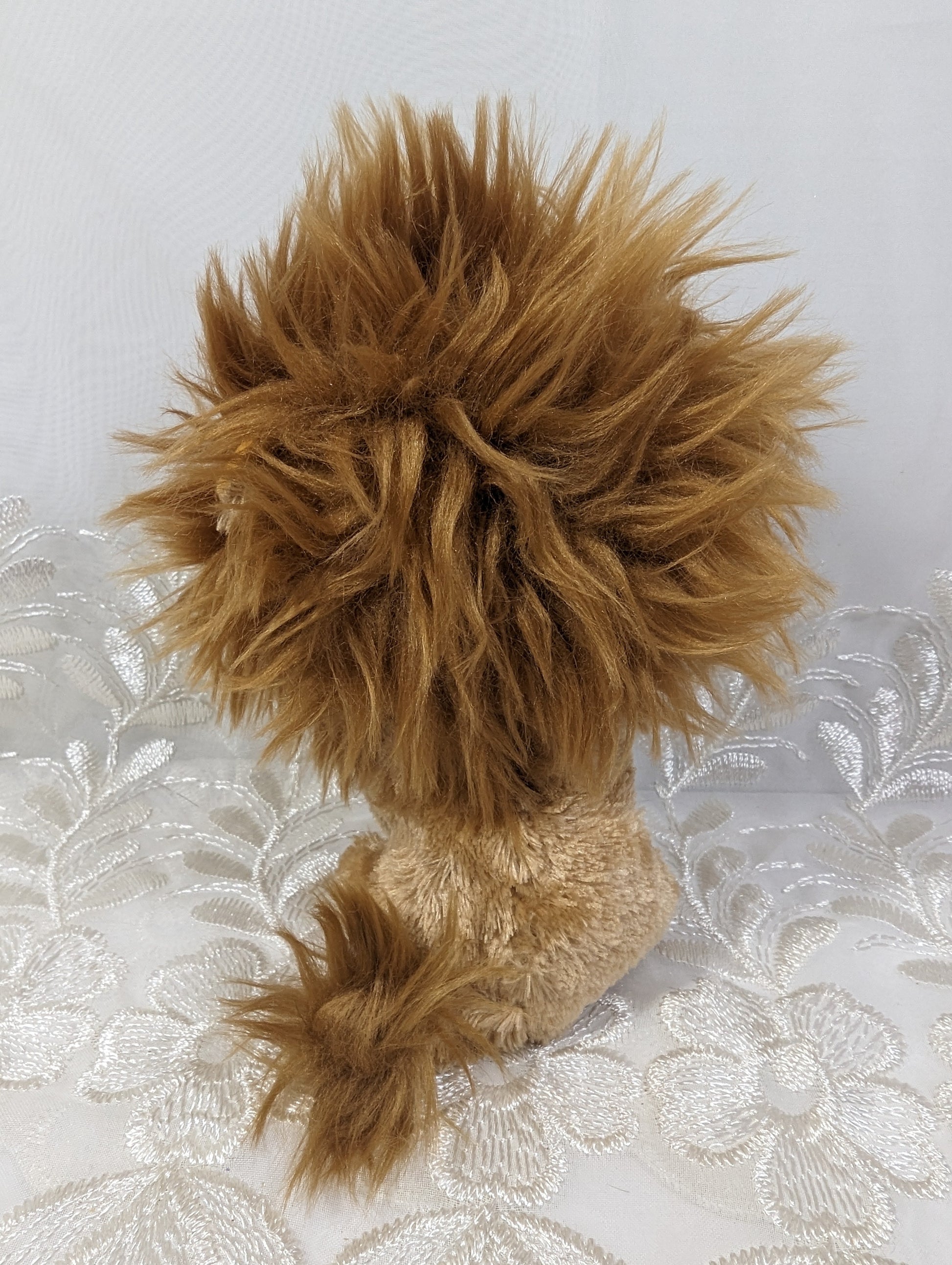 Ty Beanie Boo - King the Lion (6in) *Rare* Purple Tag, Solid Eyes - Near Mint Tag - Vintage Beanies Canada