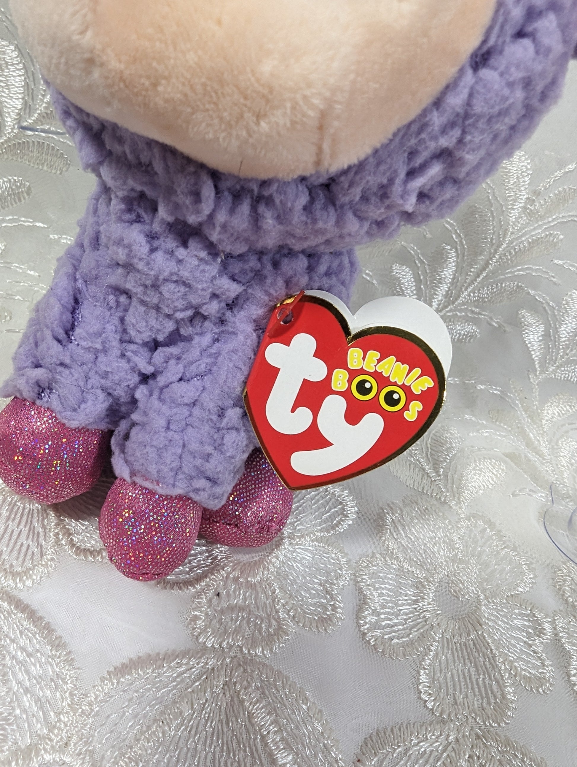 Ty Beanie Boo - Lavender The Purple Sheep (6 in) Creased Tag - Vintage Beanies Canada