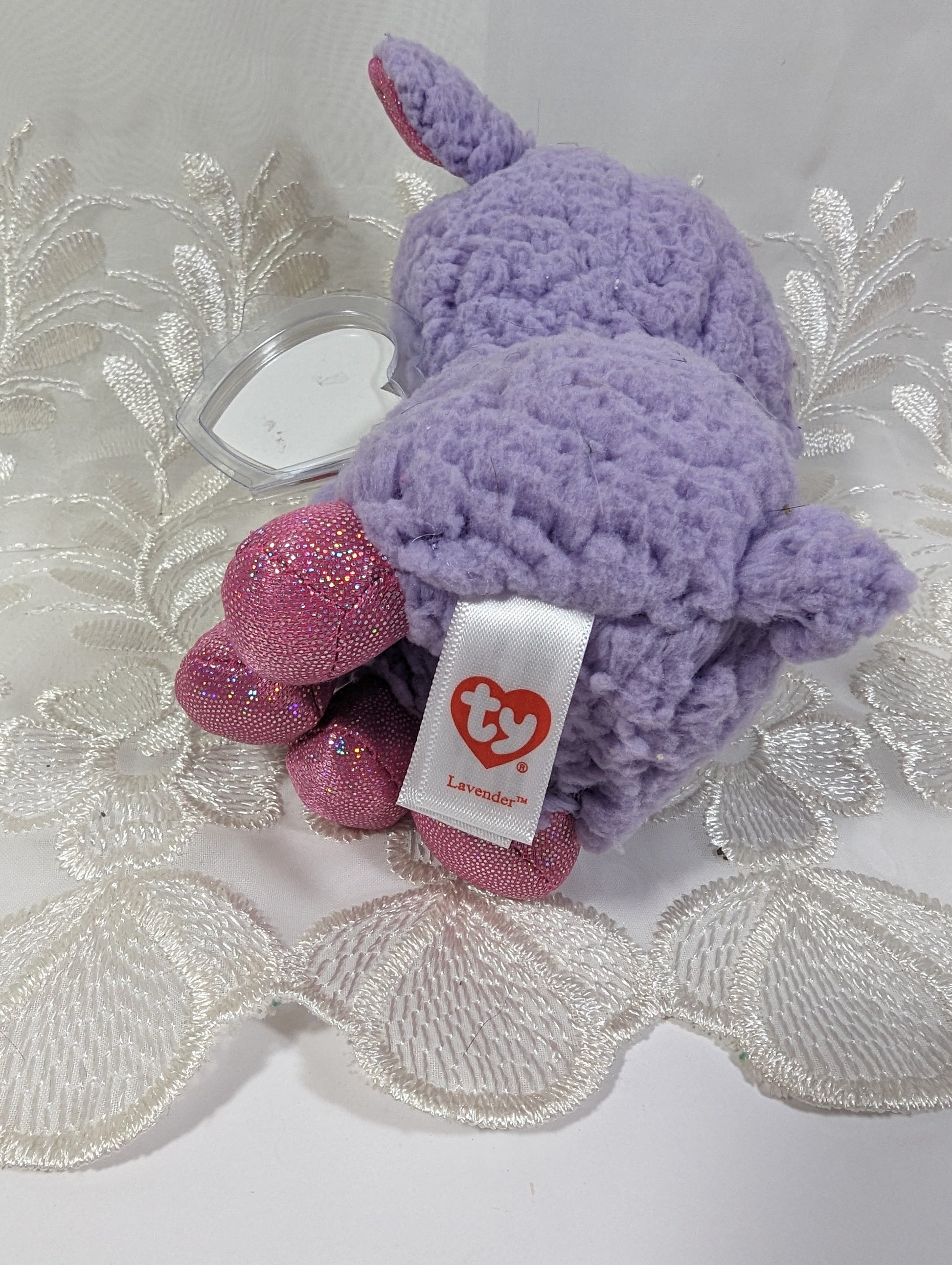 Ty Beanie Boo - Lavender The Purple Sheep (6 in) Creased Tag - Vintage Beanies Canada