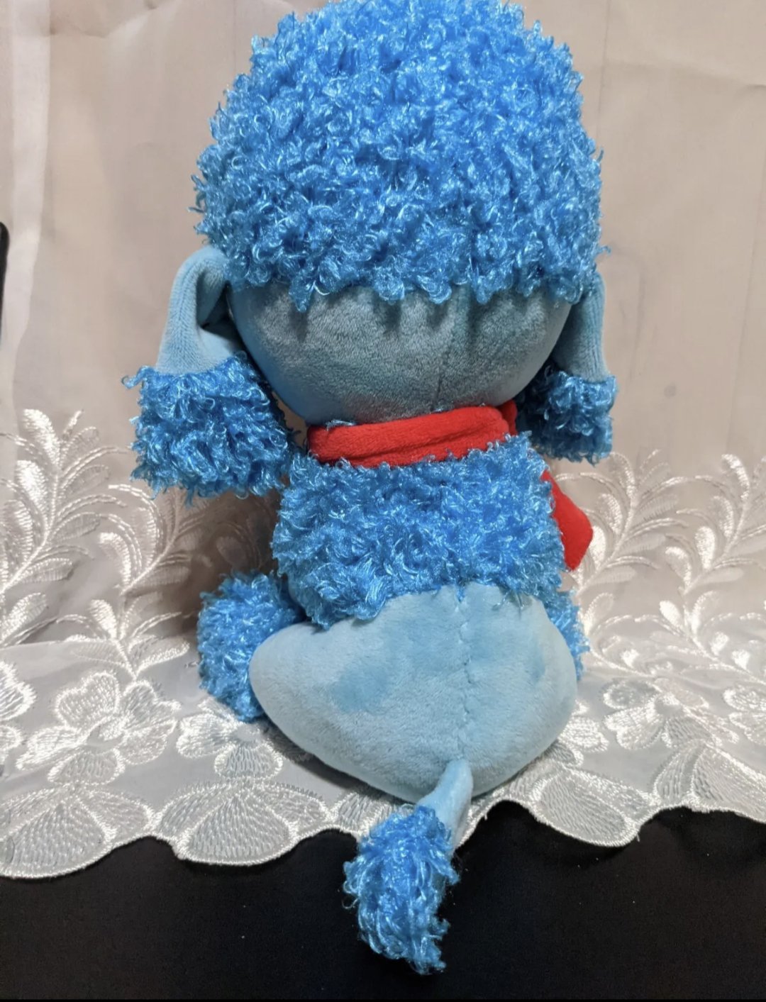 Ty Beanie Boo - Mandy The Blue Poodle Dog (10in) Non-mint Hang Tag - Vintage Beanies Canada