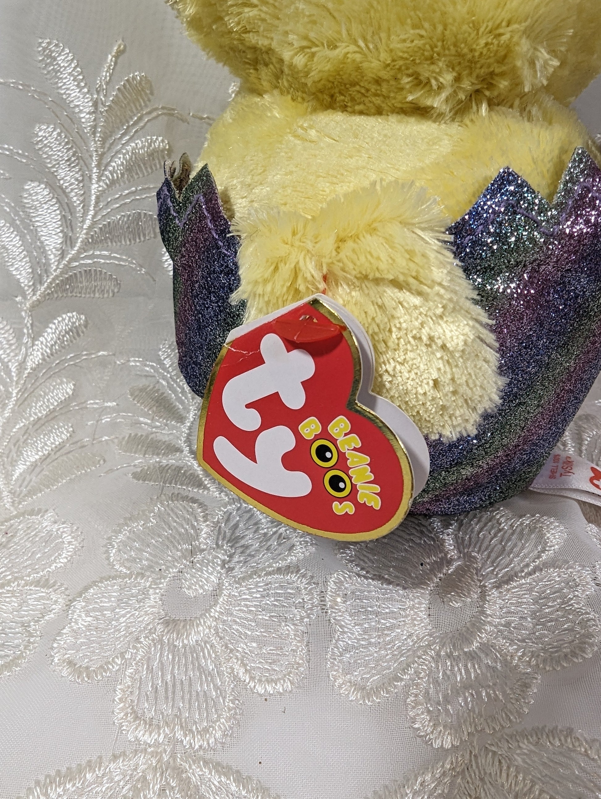 Ty Beanie Boo - Megg The Yellow Chick (6in) Scuffed eye - Vintage Beanies Canada