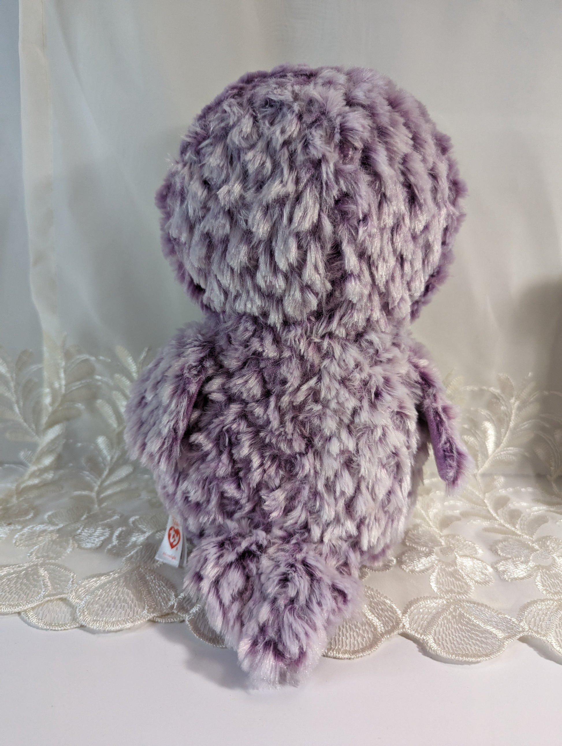 Ty Beanie Boo - Moonlight The Purple Owl (9in) No Tag - Vintage Beanies Canada