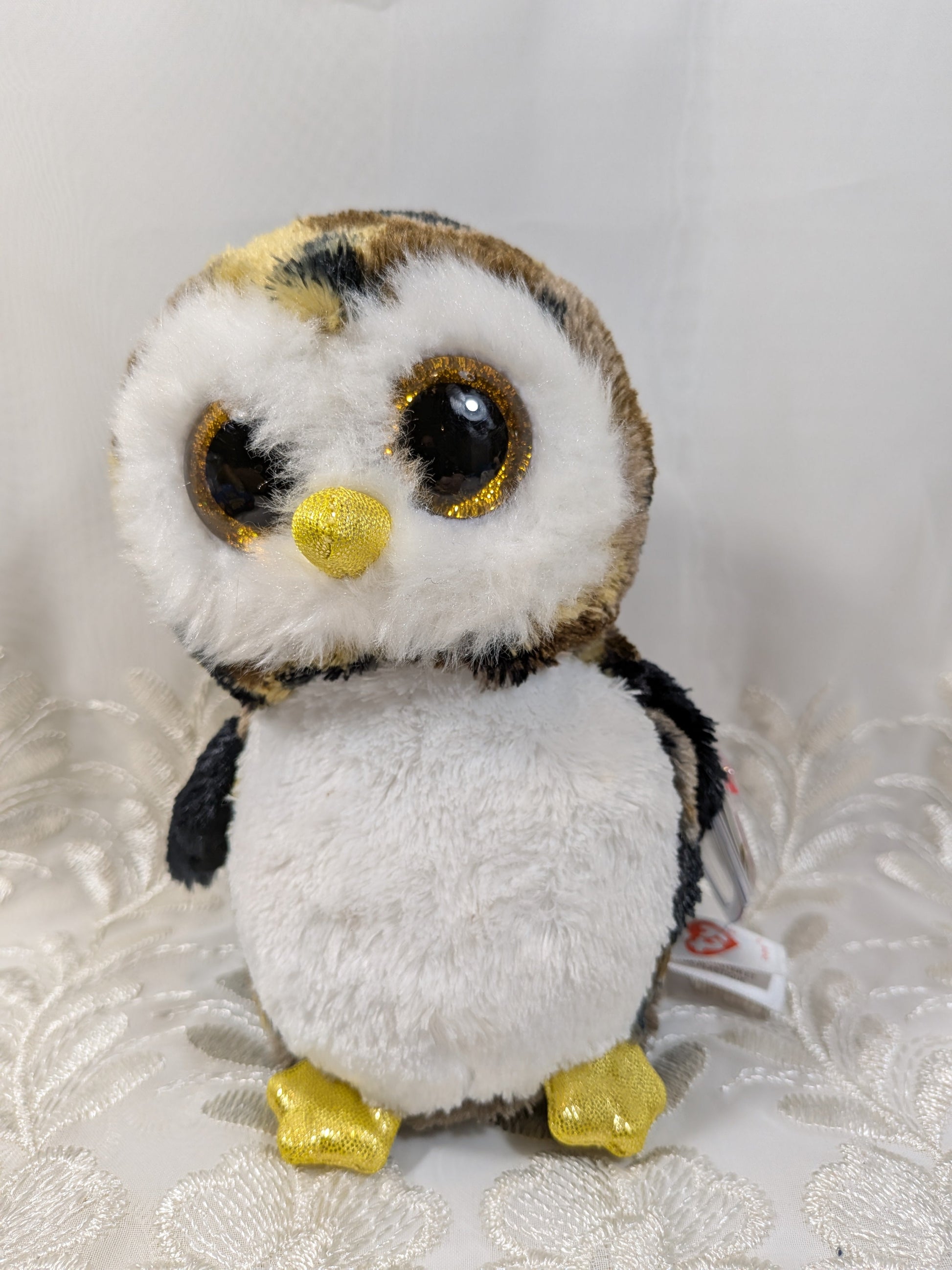 Ty Beanie Boo - Owliver The Camouflaged Owl (6in) - Vintage Beanies Canada