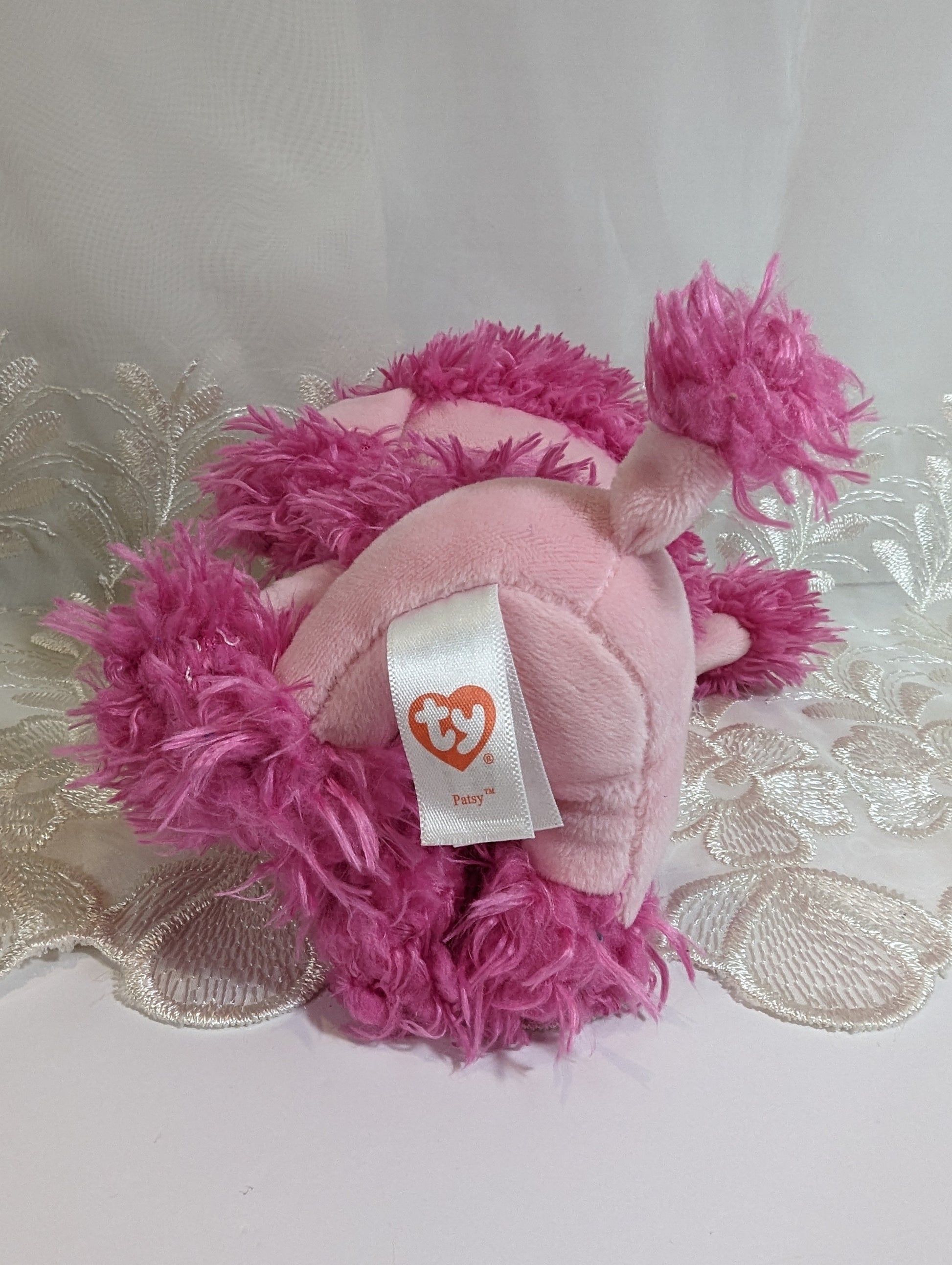 Ty Beanie Boo - Patsy The Pink Poodle (6 In) No Tag - Vintage Beanies Canada
