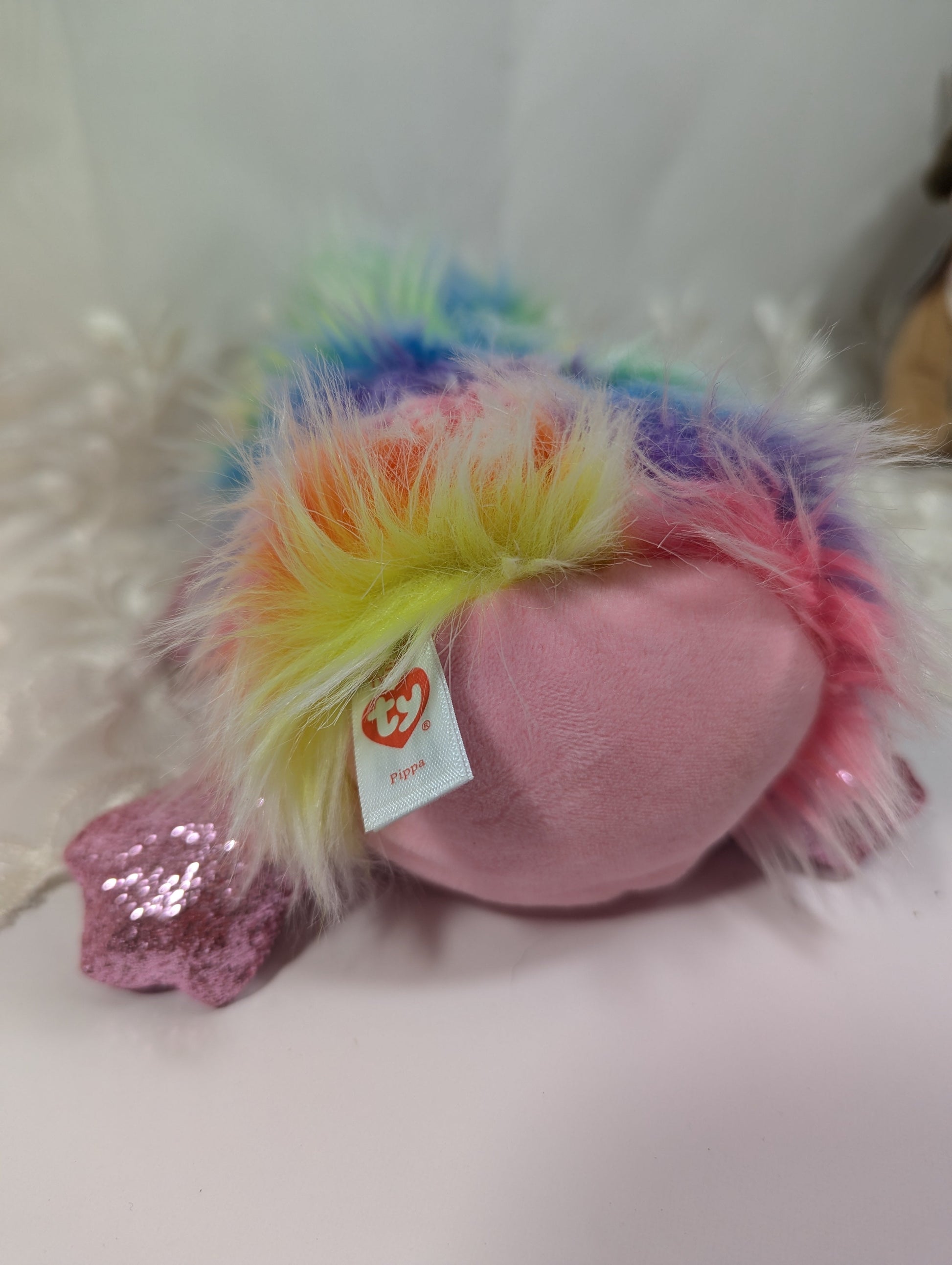 Ty Beanie Boo - Pippa The Rainbow Platypus (8 In) Claire's Exclusive - No Tag - Vintage Beanies Canada