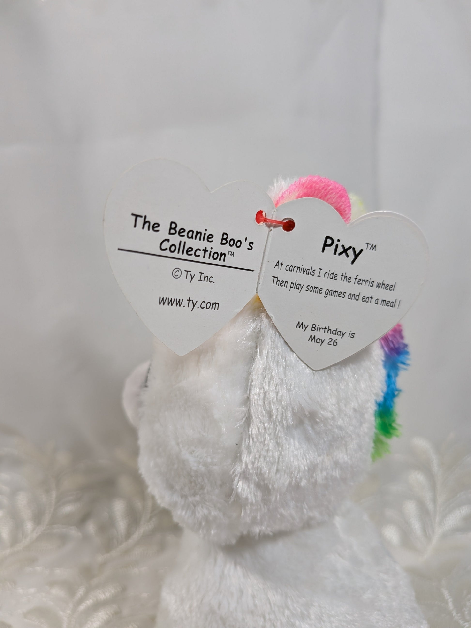 Ty Beanie Boo - Pixy The Unicorn (6in) - Vintage Beanies Canada