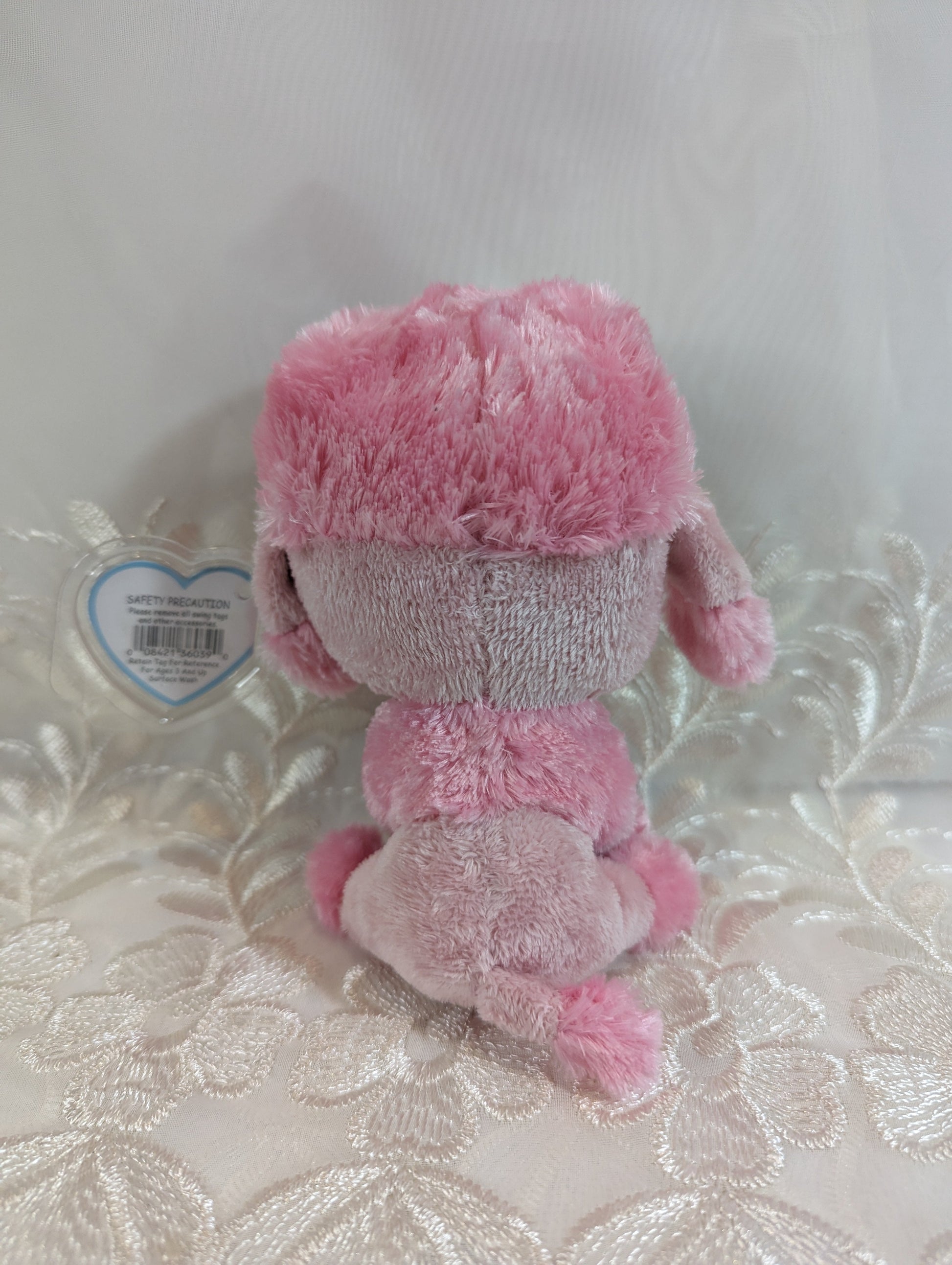 Ty Beanie Boo - Princess The Pink Poodle Dog (6in) *Rare* First Gen Purple Tag - Vintage Beanies Canada