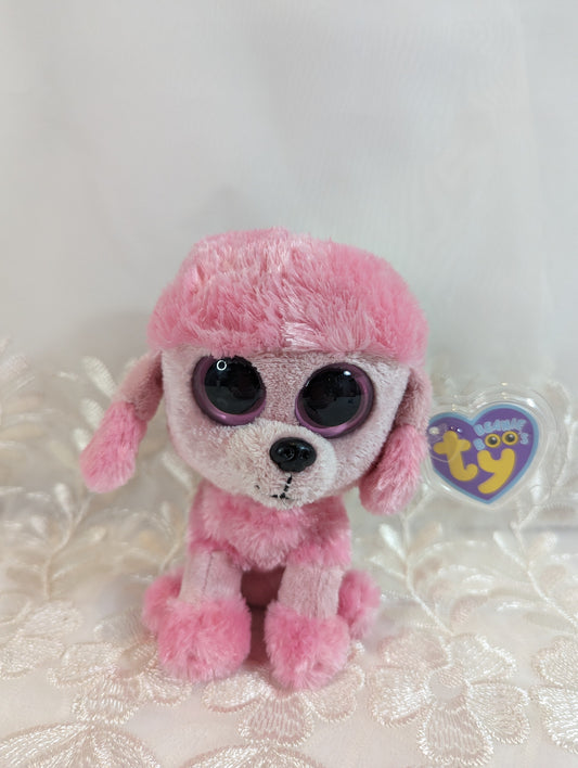 Ty Beanie Boo - Princess The Pink Poodle Dog (6in) *Rare* First Gen Purple Tag - Vintage Beanies Canada