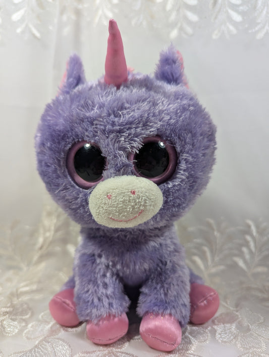 Ty Beanie Boo - Rainbow the Purple Unicorn (9 in) No Tag - Vintage Beanies Canada