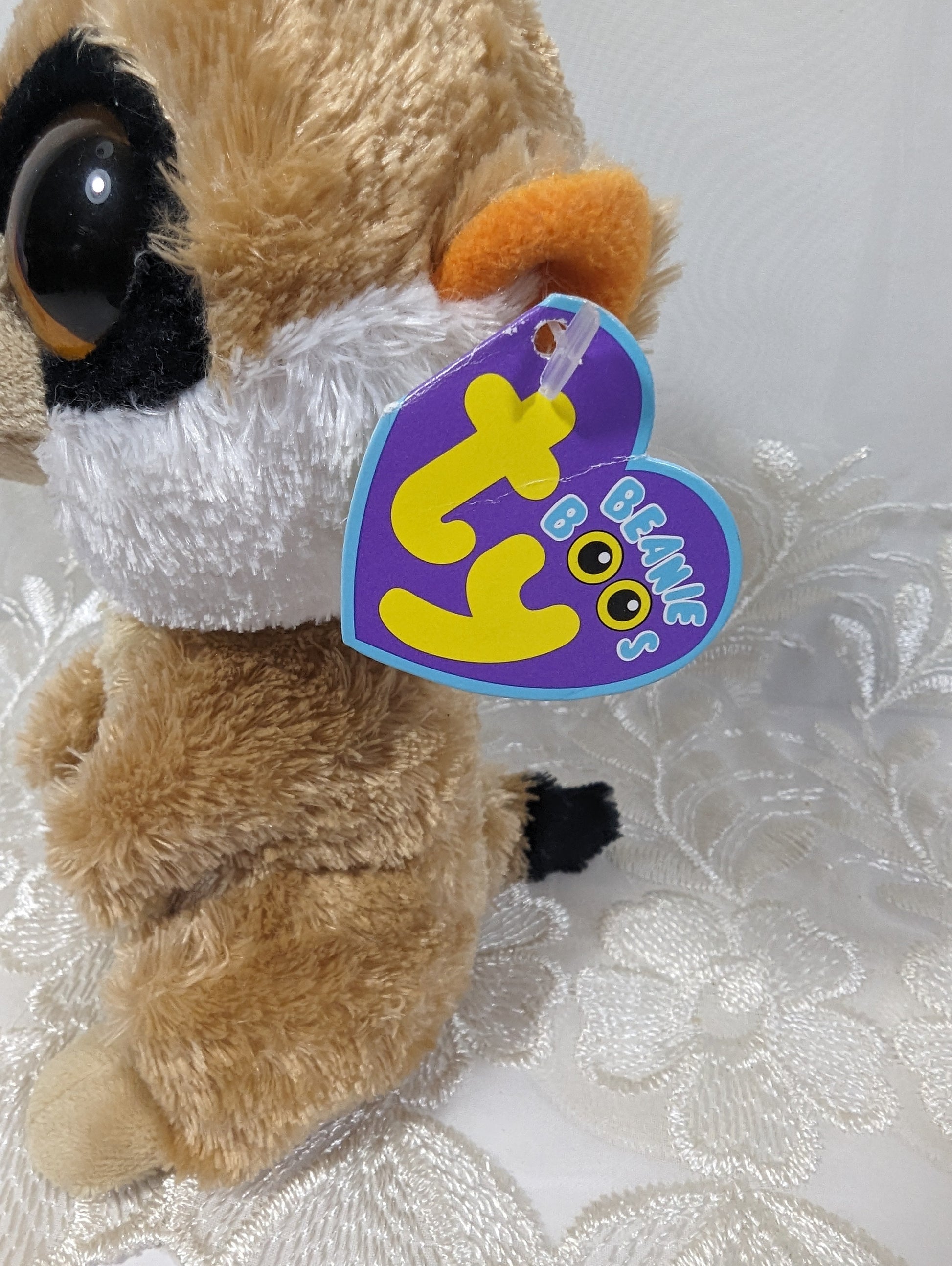 Ty Beanie Boo - Rebel The Meerkat (6 in) *Rare* Creased Tag - Vintage Beanies Canada