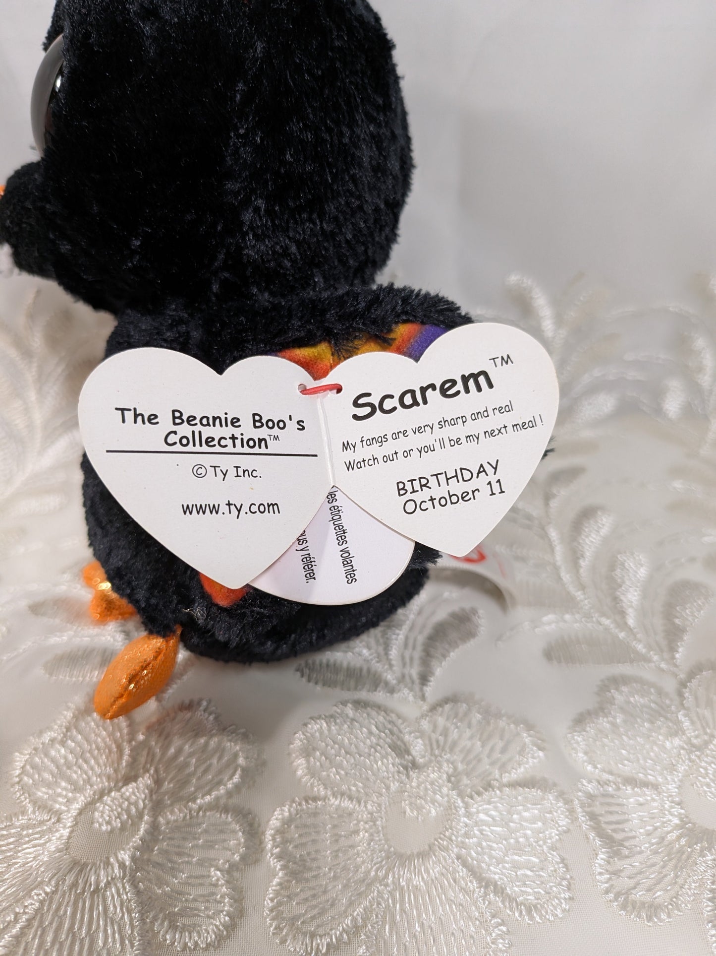 Ty Beanie Boo - Scarem the Halloween Bat (6in) - Vintage Beanies Canada