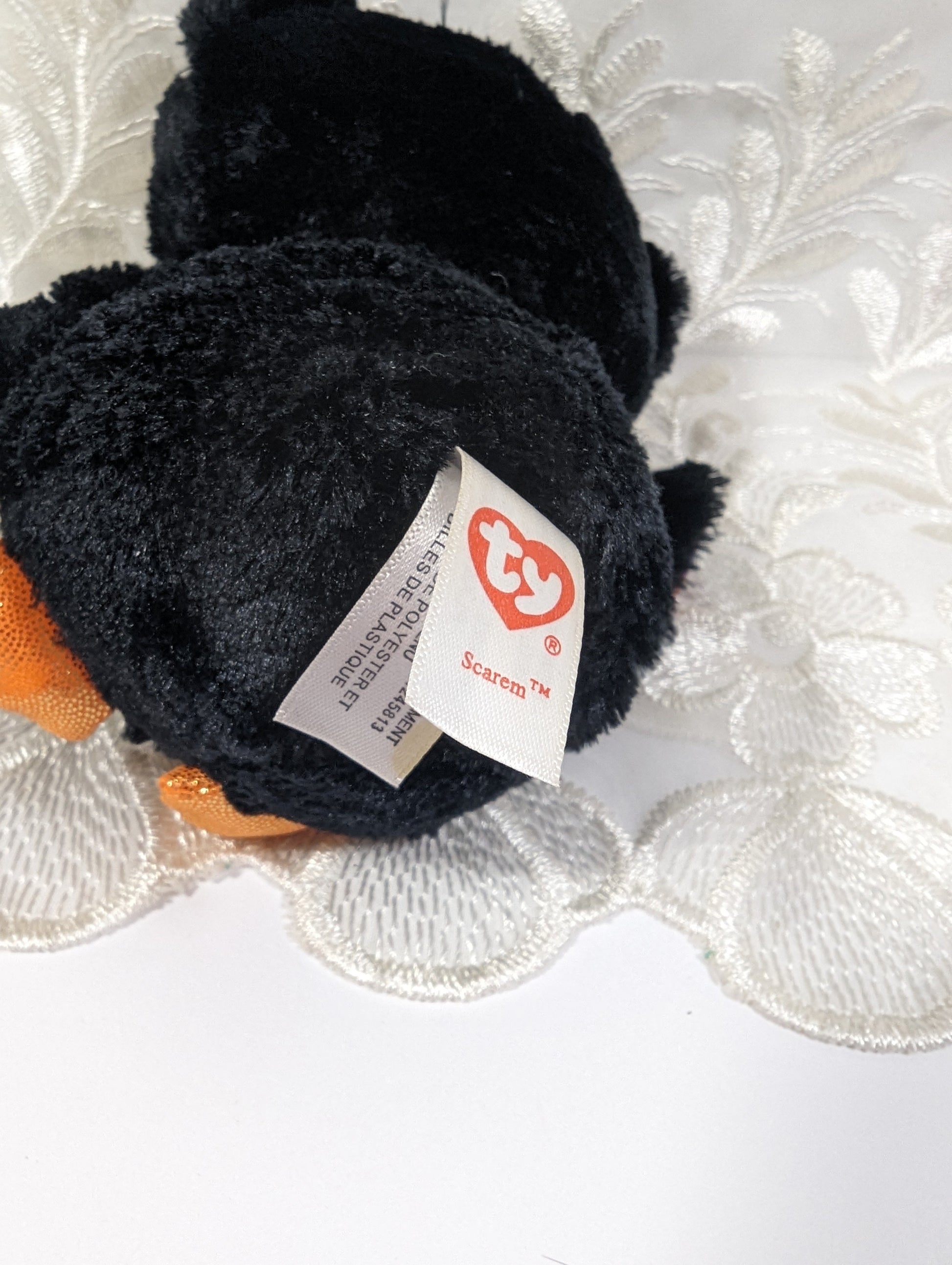 Ty Beanie Boo - Scarem the Halloween Bat (6in) Non - Mint Tags - Vintage Beanies Canada